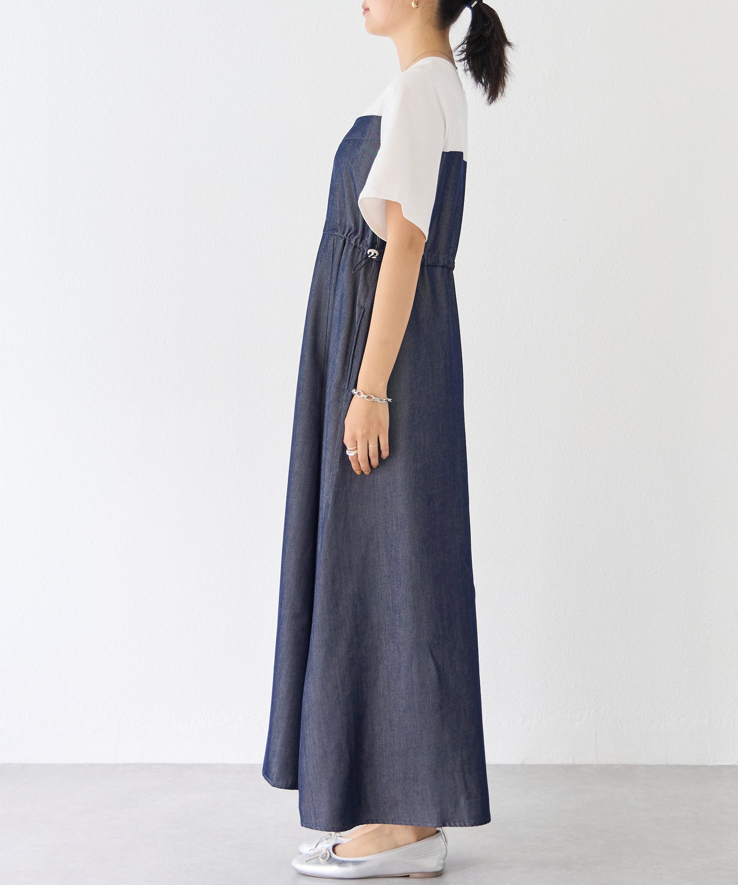サイド ネイビー model:160cm 着用サイズ:M
