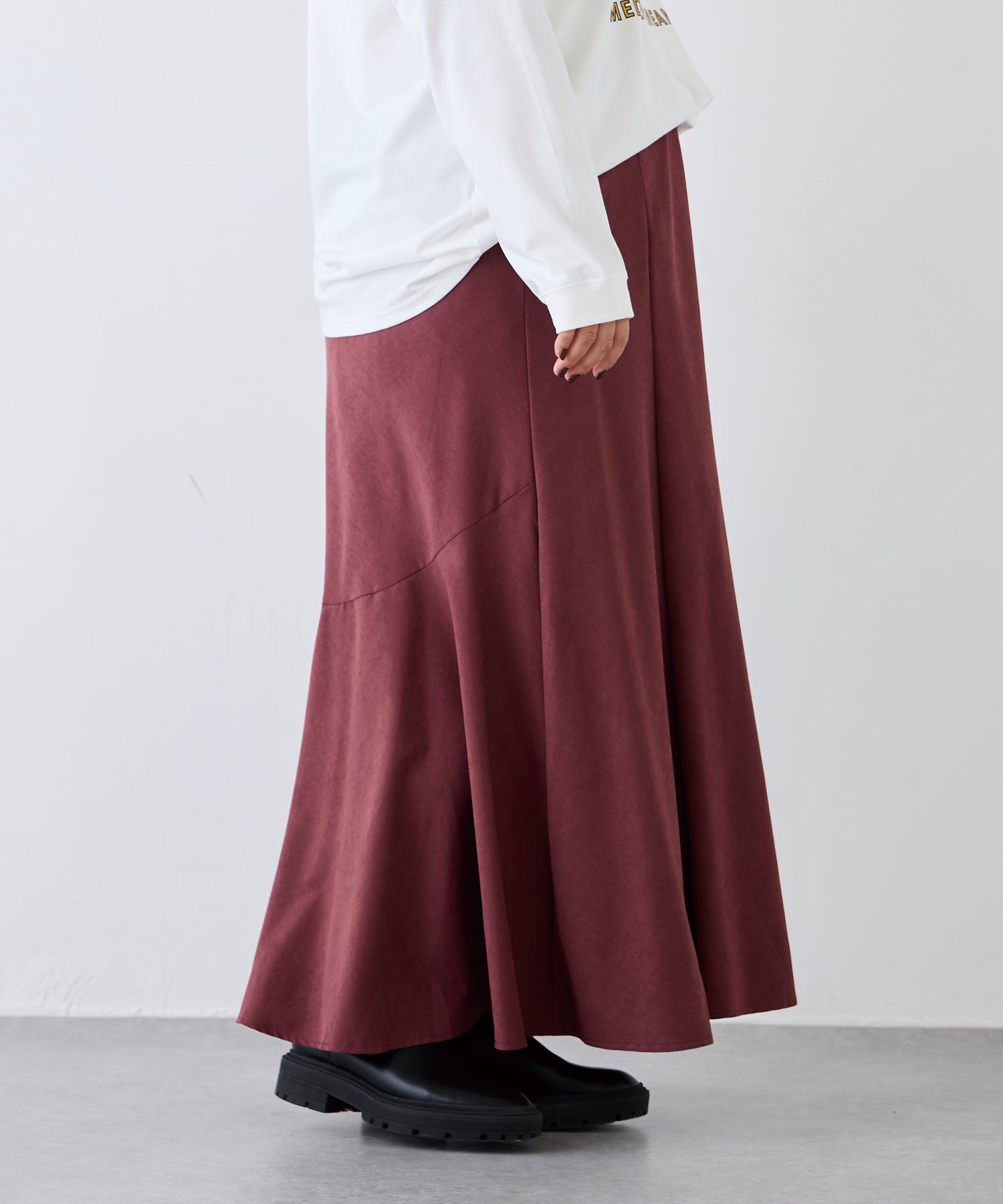 ワイン model:161cm 着用サイズ:3L