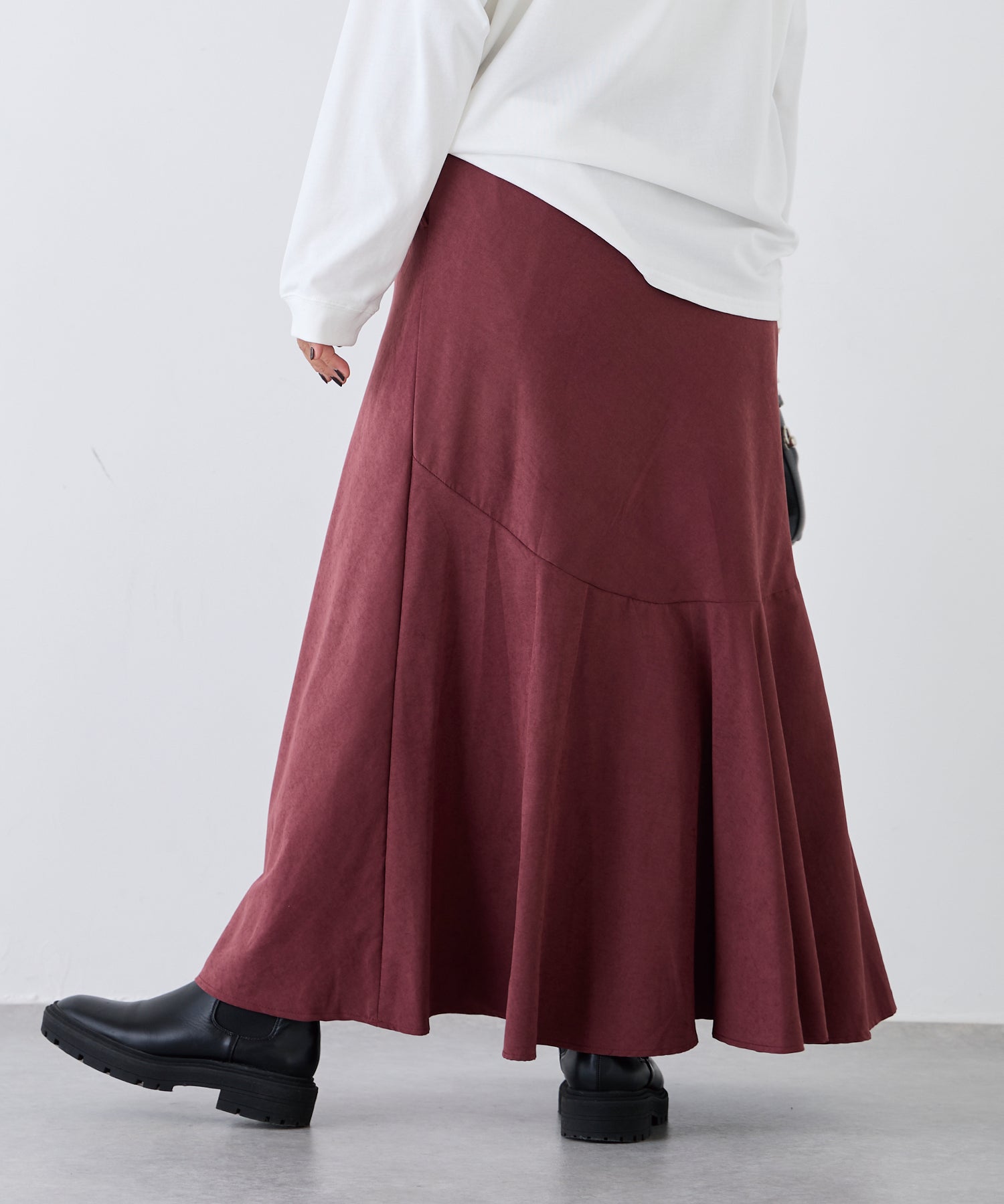 ワイン model:161cm 着用サイズ:3L