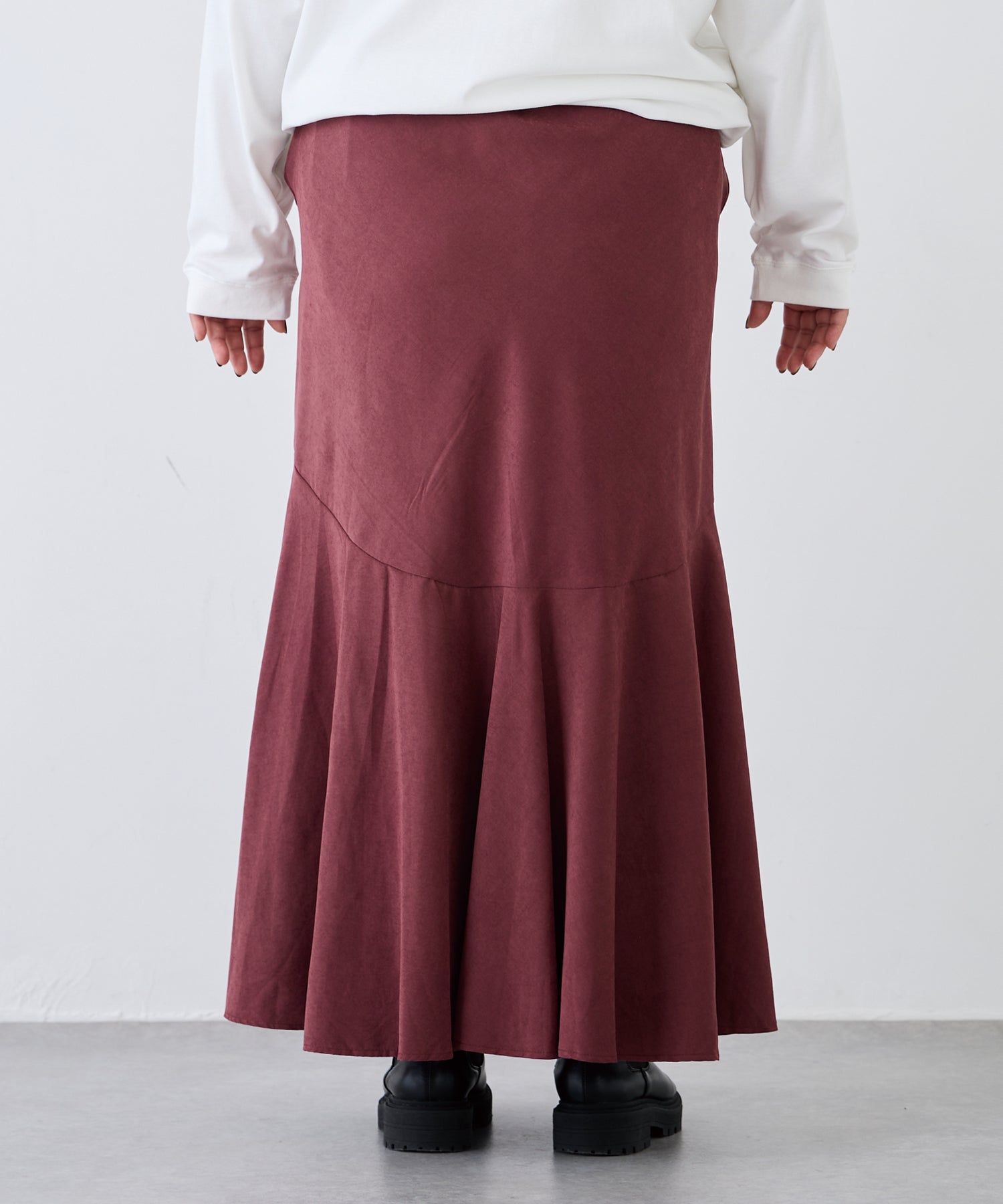 バック ワイン model:161cm 着用サイズ:3L