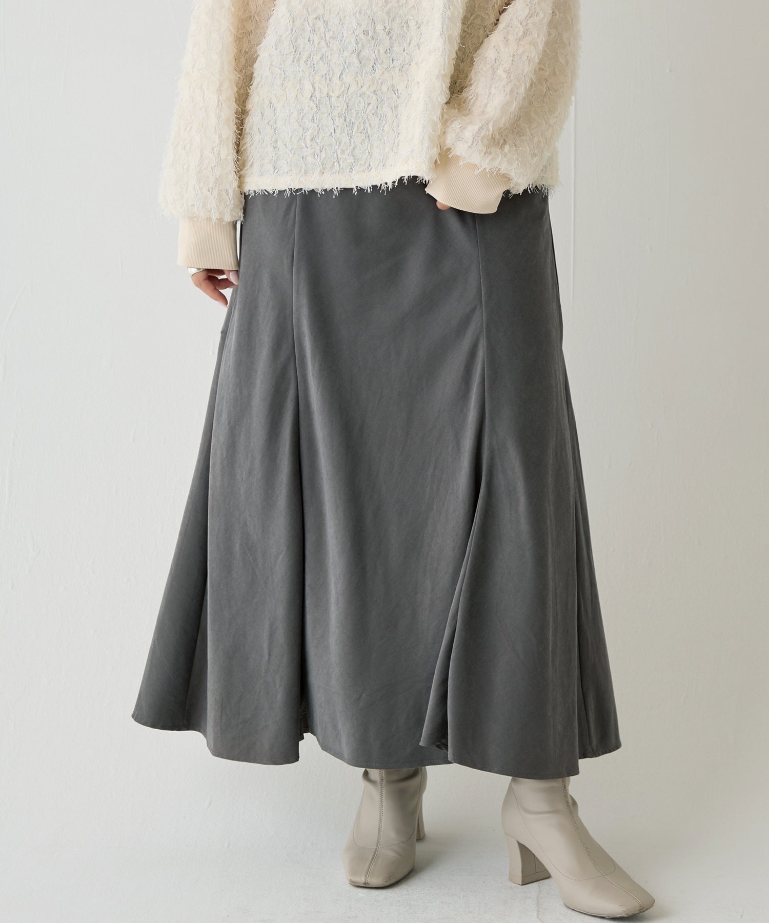 グレー model:163cm 着用サイズ:M