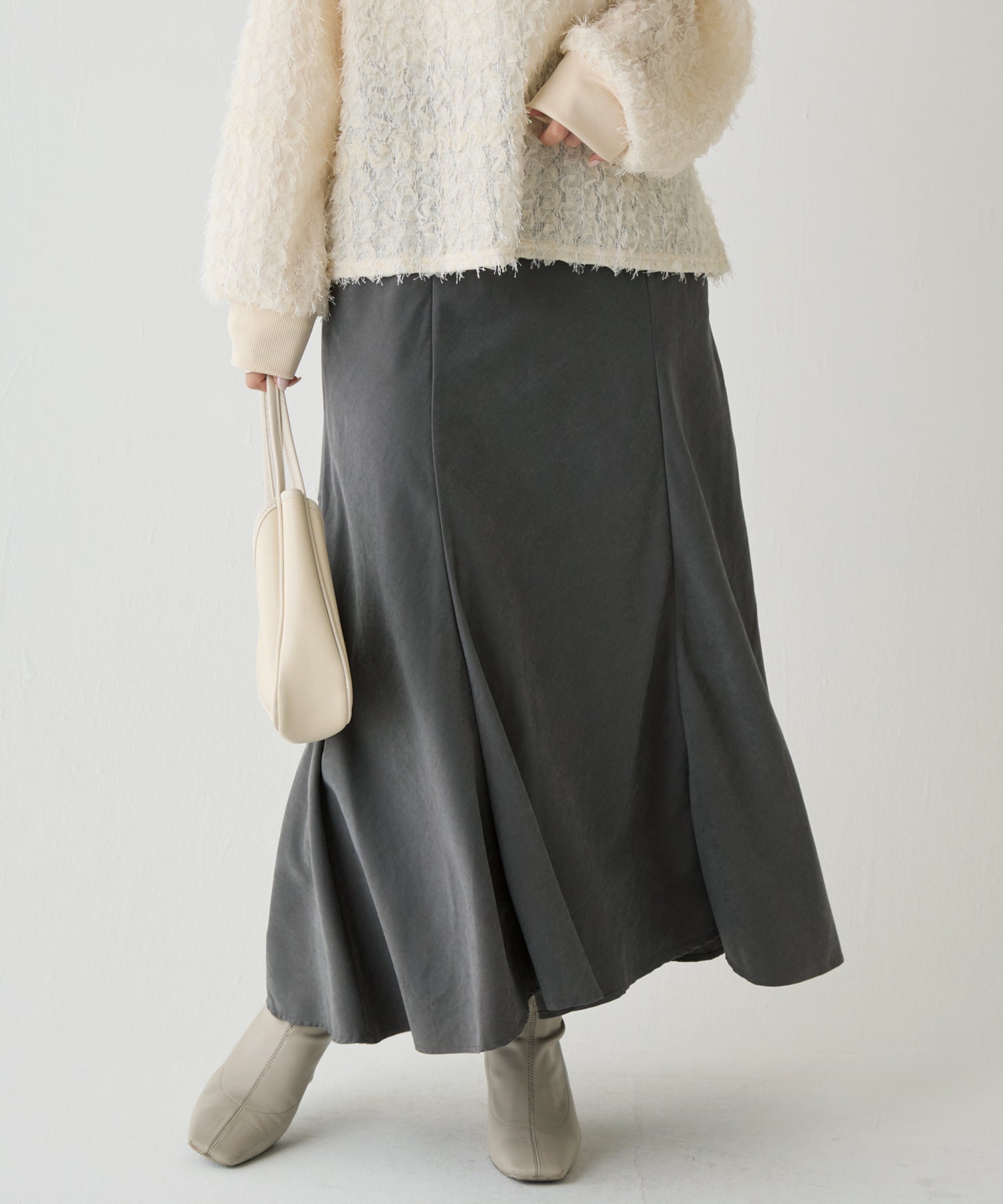 グレー model:163cm 着用サイズ:M