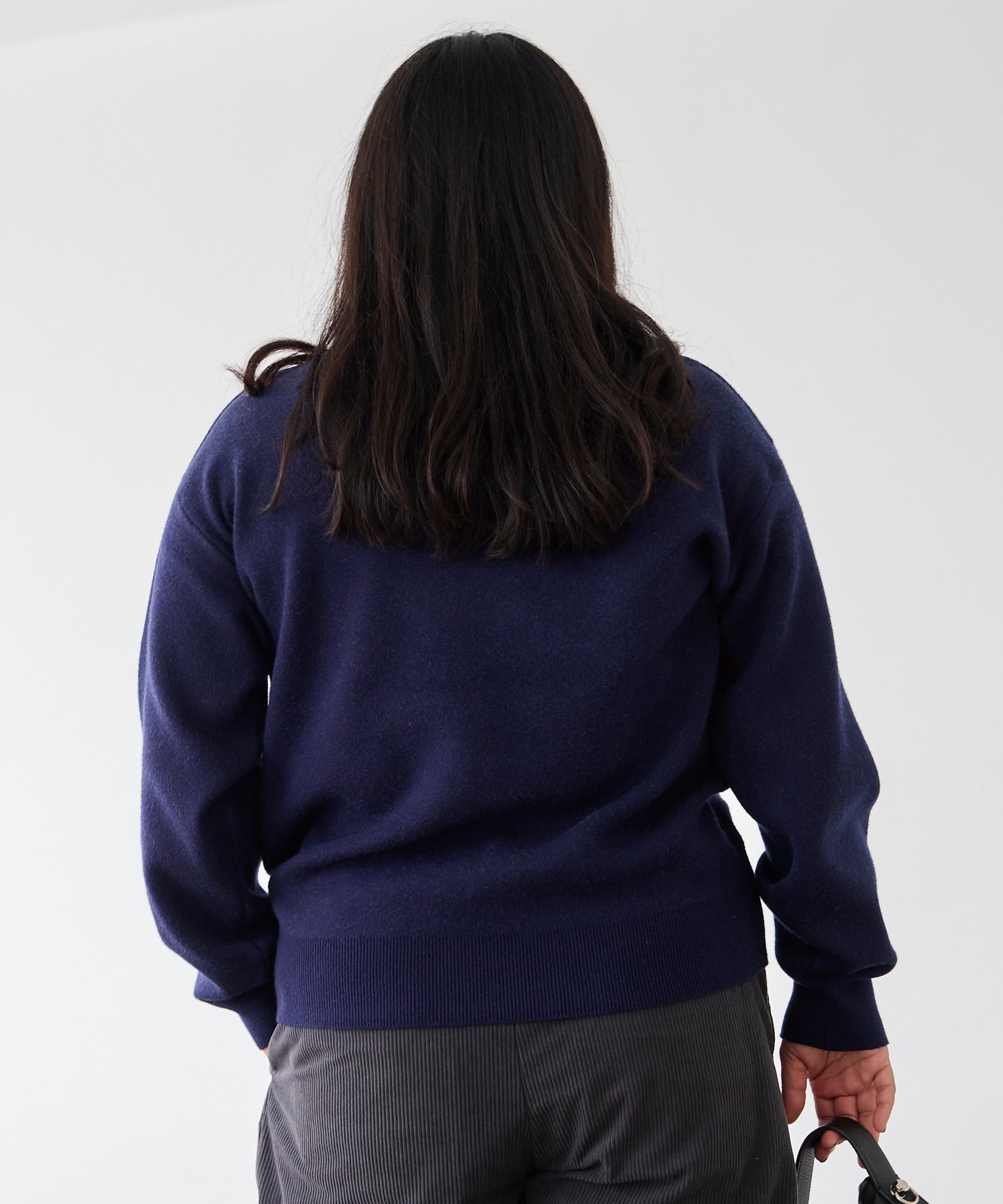 ネイビー model:161cm 着用サイズ:3L