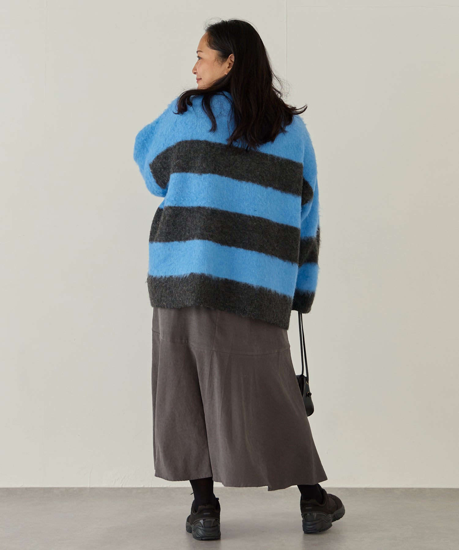 チャコールグレー model:161cm 着用サイズ:3L