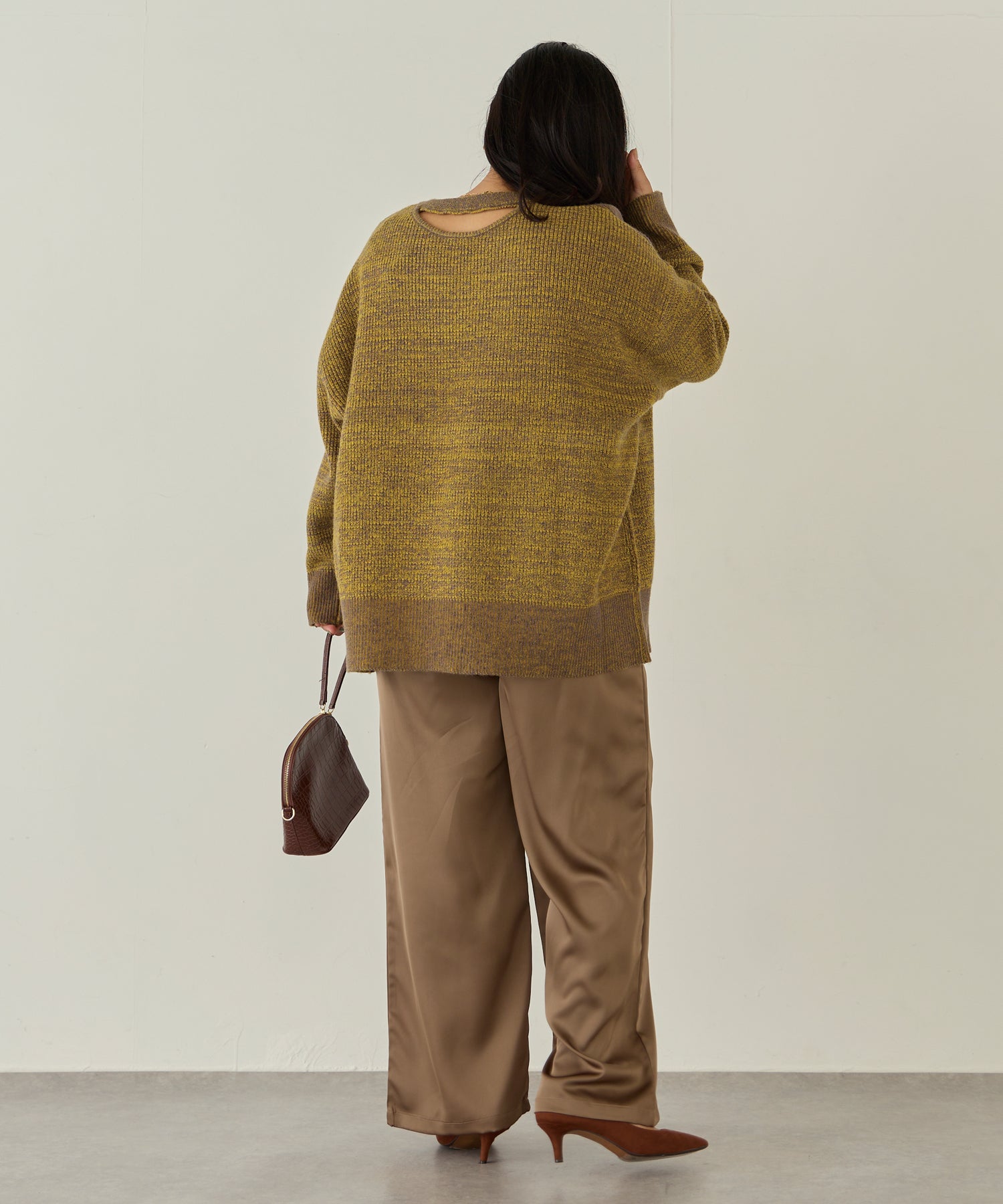 マスタード model:161cm 着用サイズ:3L
