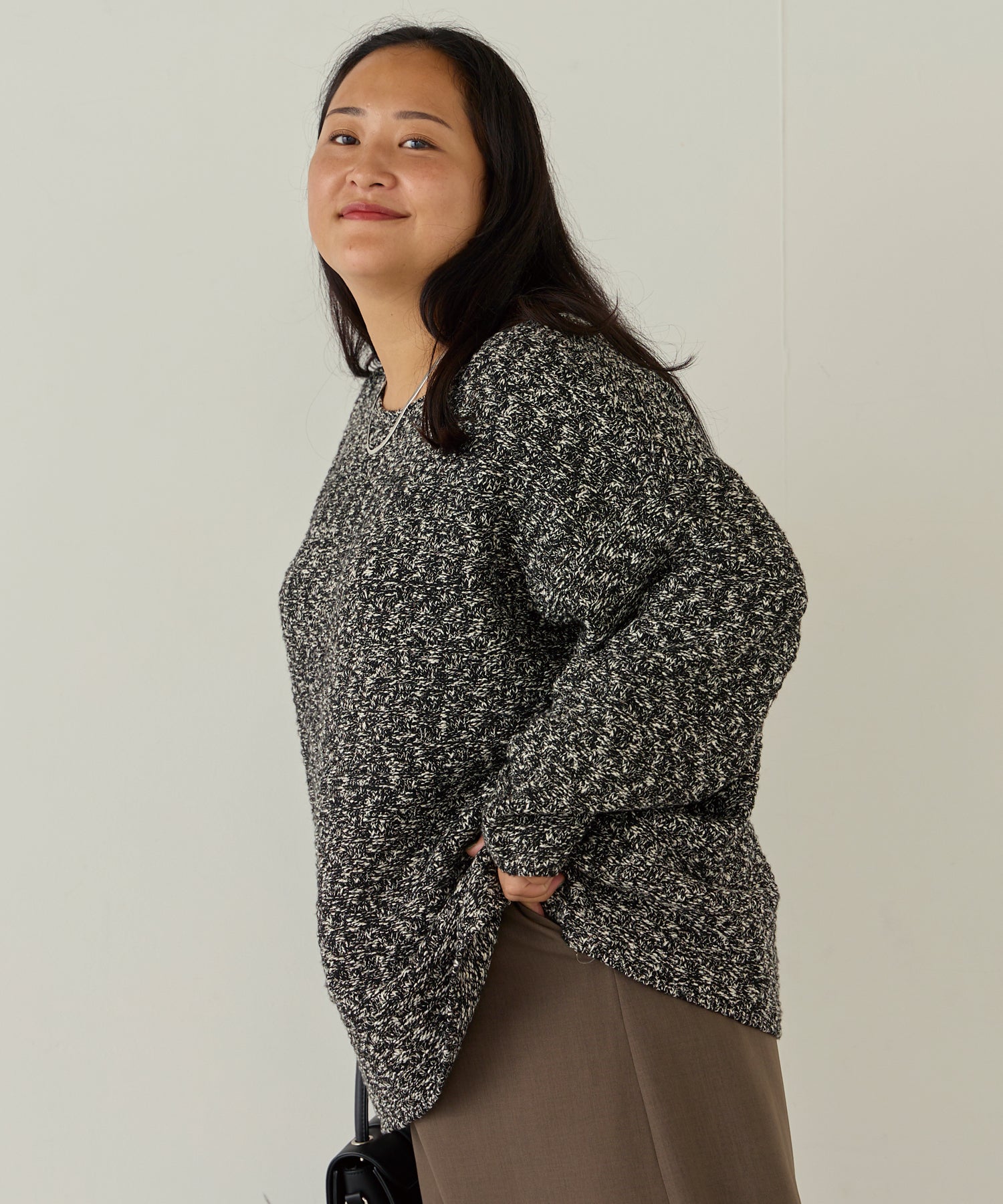 ブラック model:161cm 着用サイズ:3L