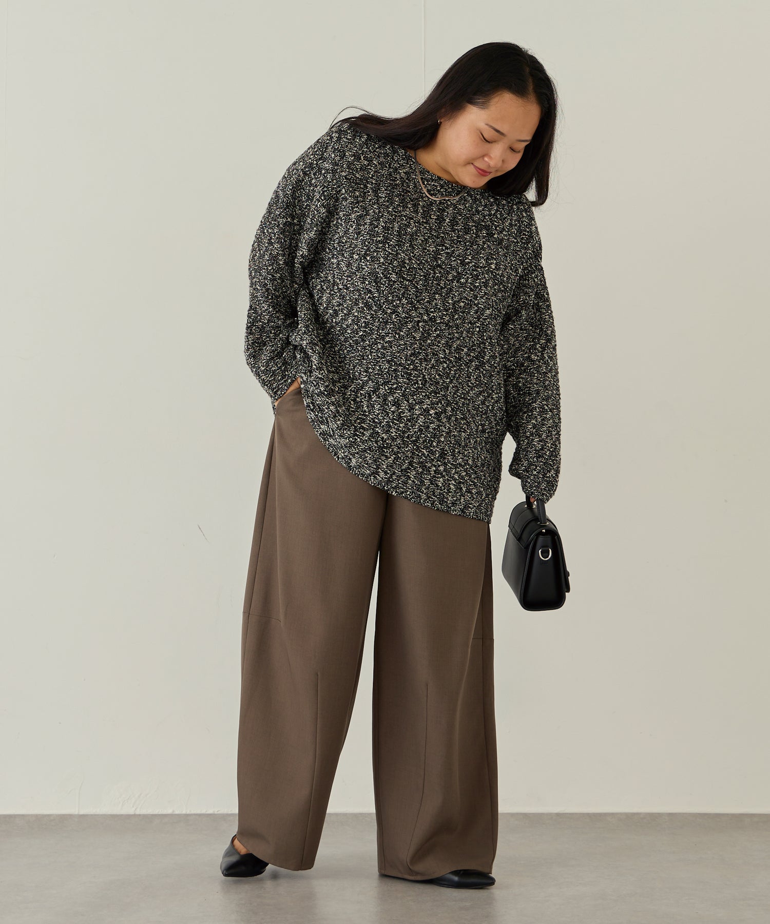 ブラック model:161cm 着用サイズ:3L