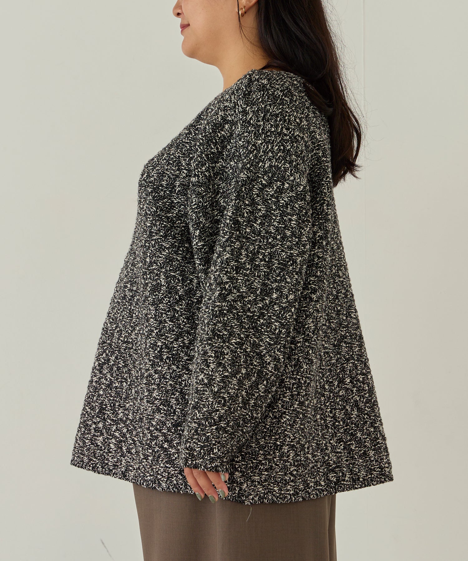 サイド ブラック model:161cm 着用サイズ:3L