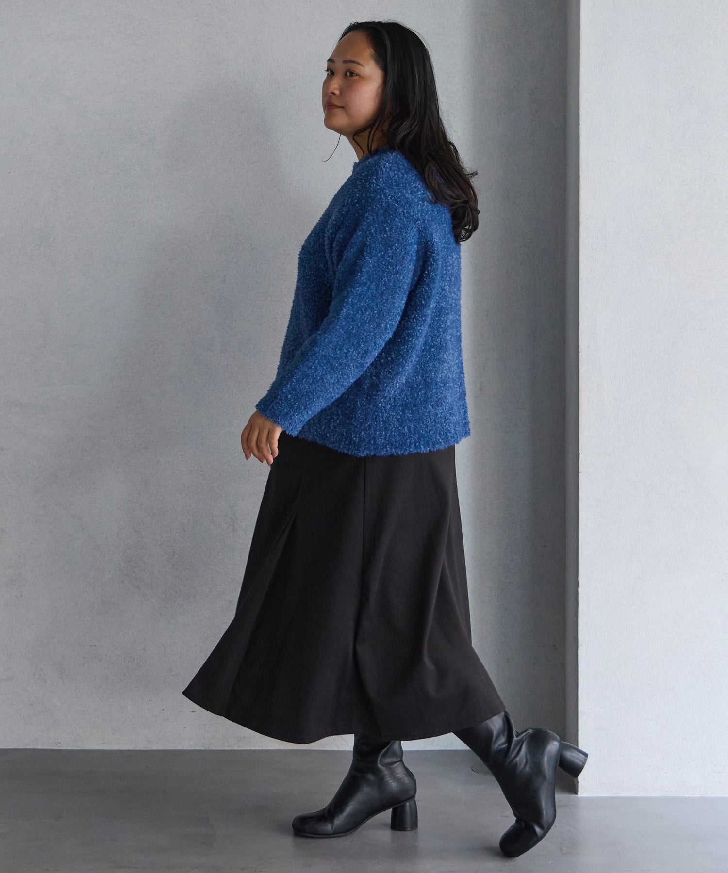 ブラック model:161cm 着用サイズ:3L