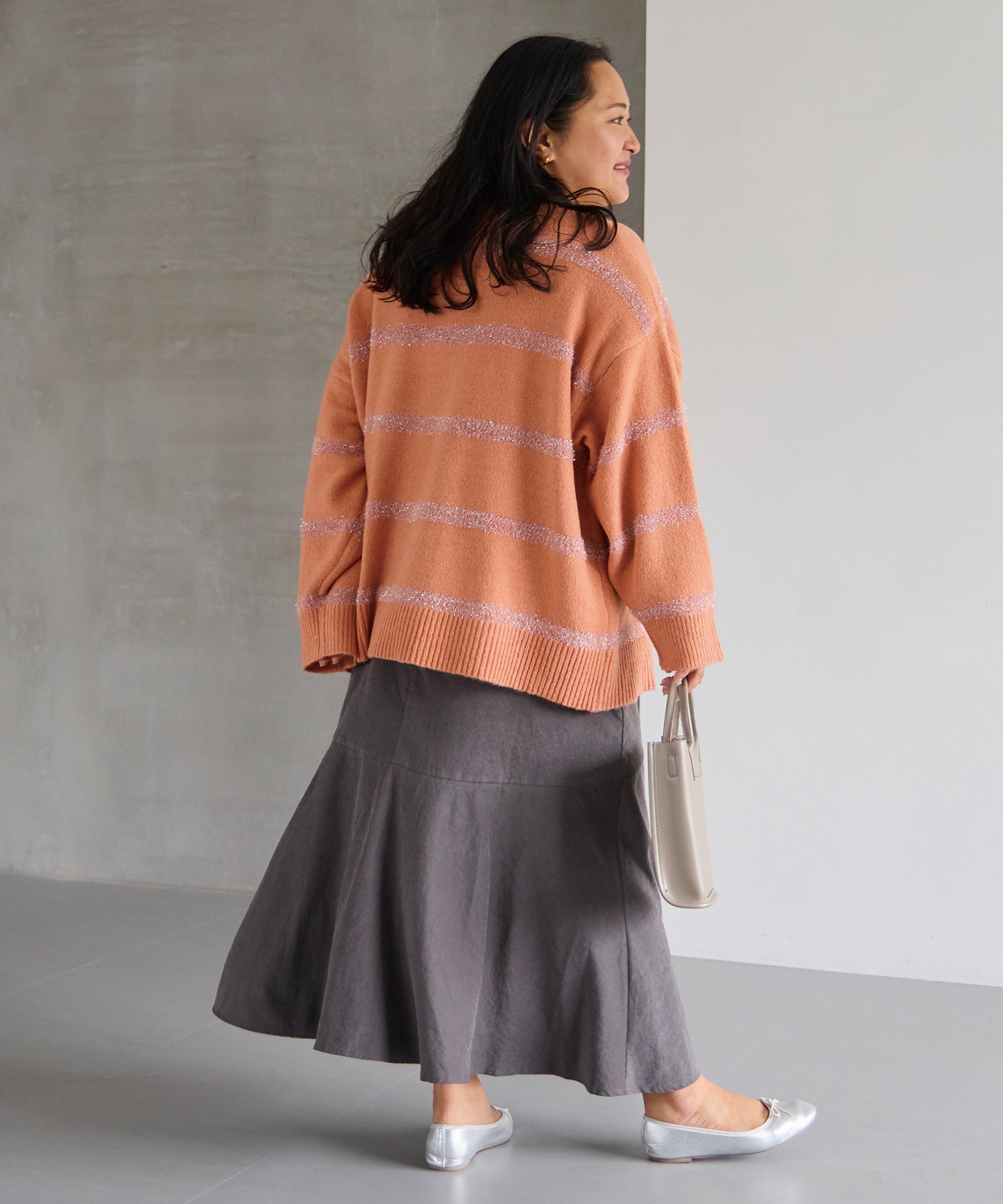 ピンク model:161cm 着用サイズ:3L