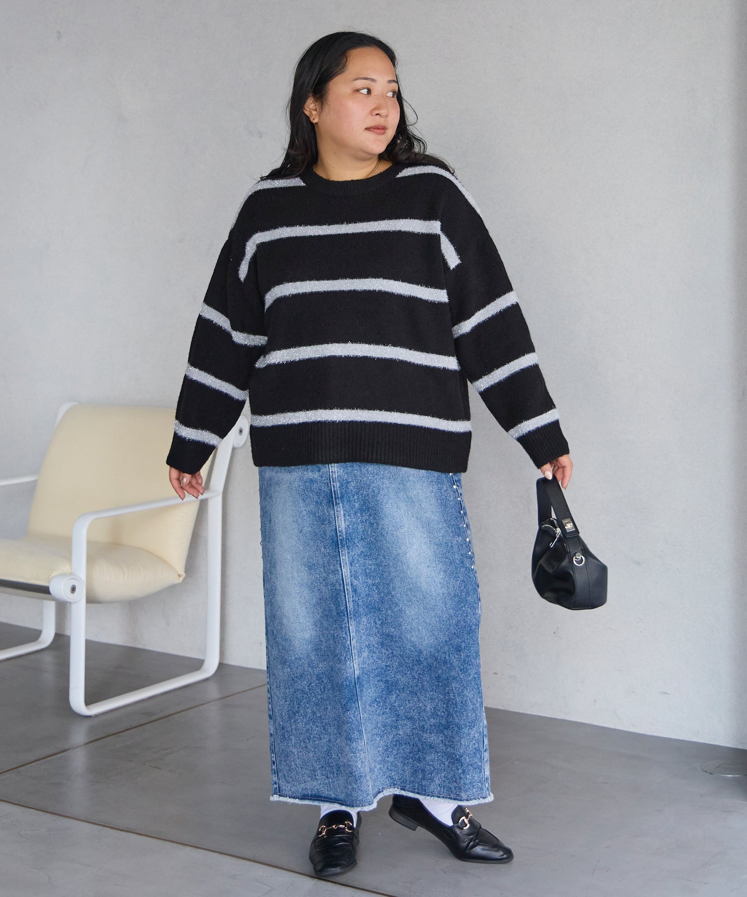 ブラック model:161cm 着用サイズ:M