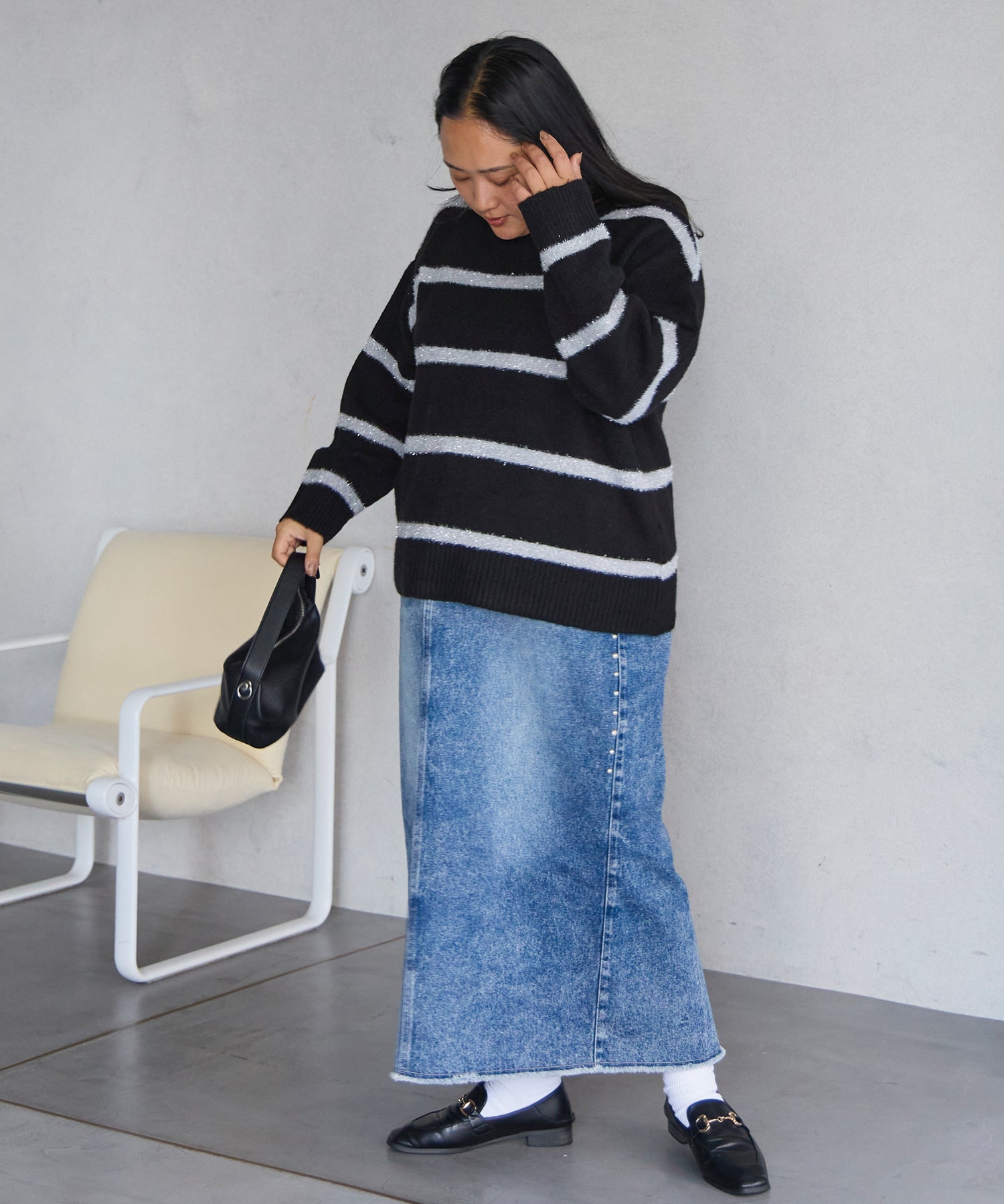 ブラック model:161cm 着用サイズ:M
