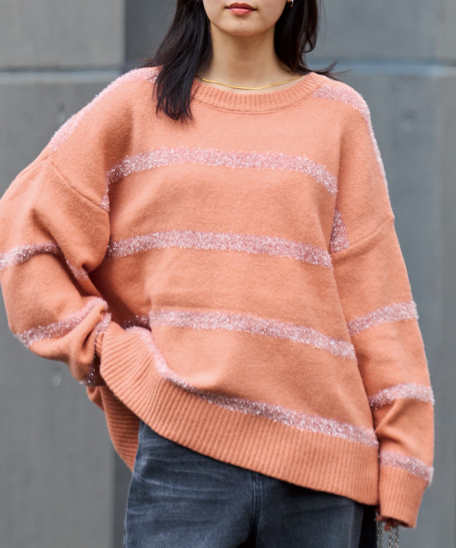 ピンク model:160cm 着用サイズ:M