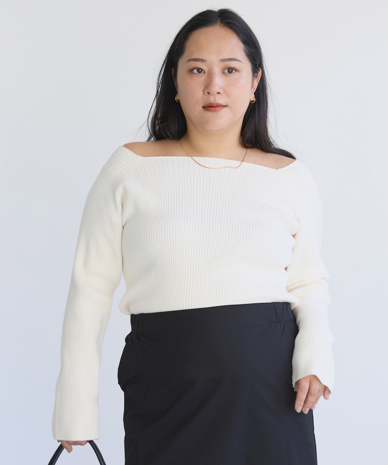 オフホワイト model:161cm 着用サイズ:3L