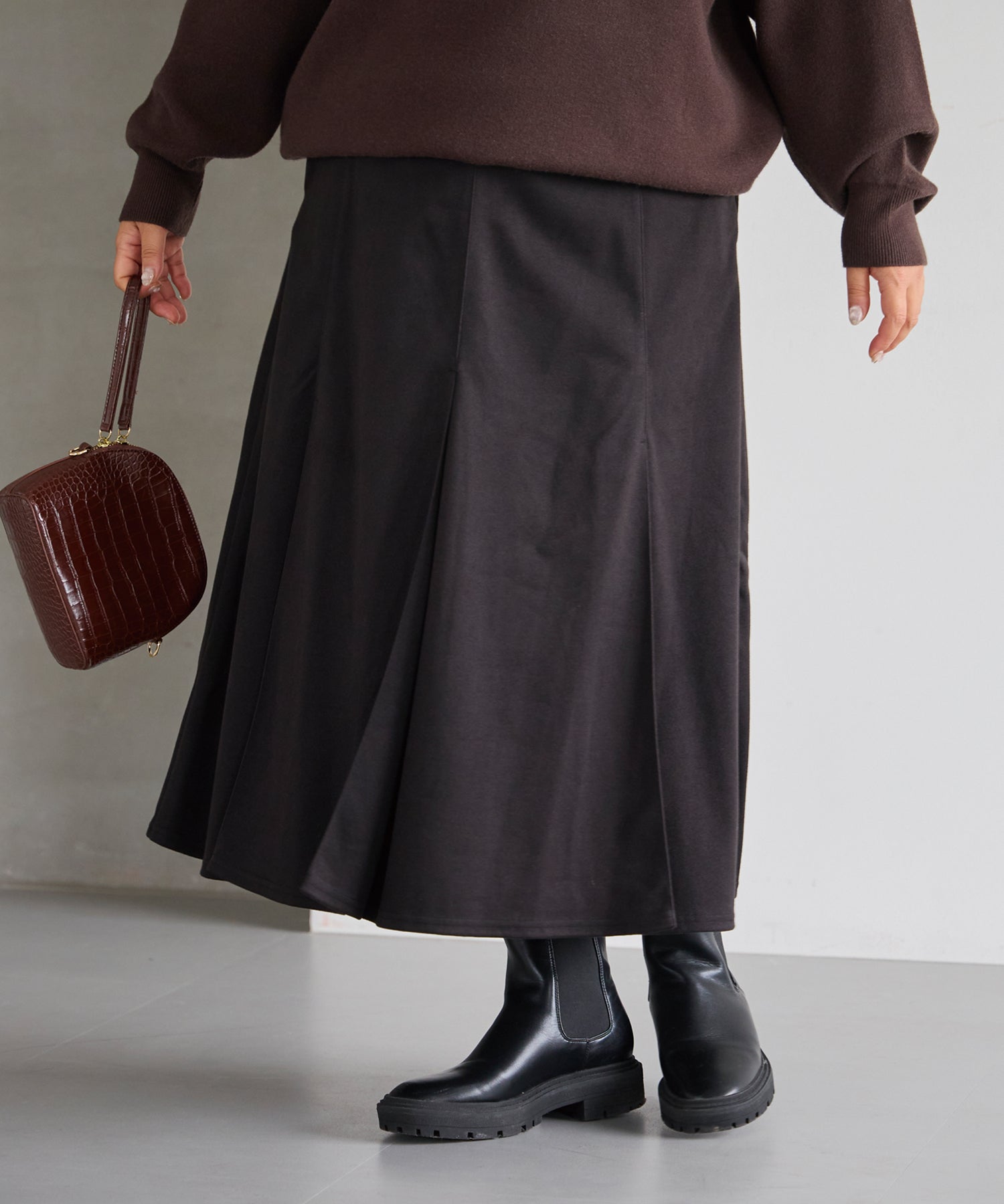 ブラック model:161cm 着用サイズ:3L