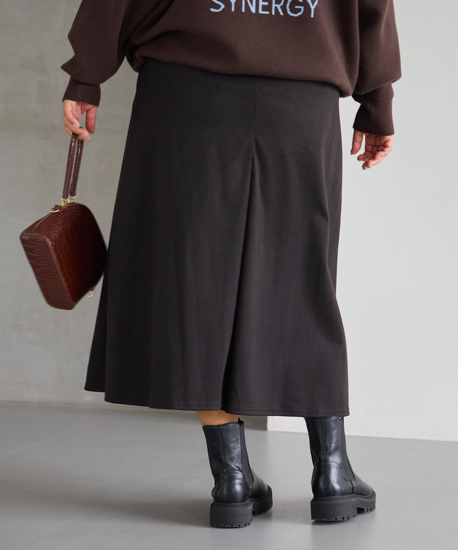 ブラック model:161cm 着用サイズ:3L