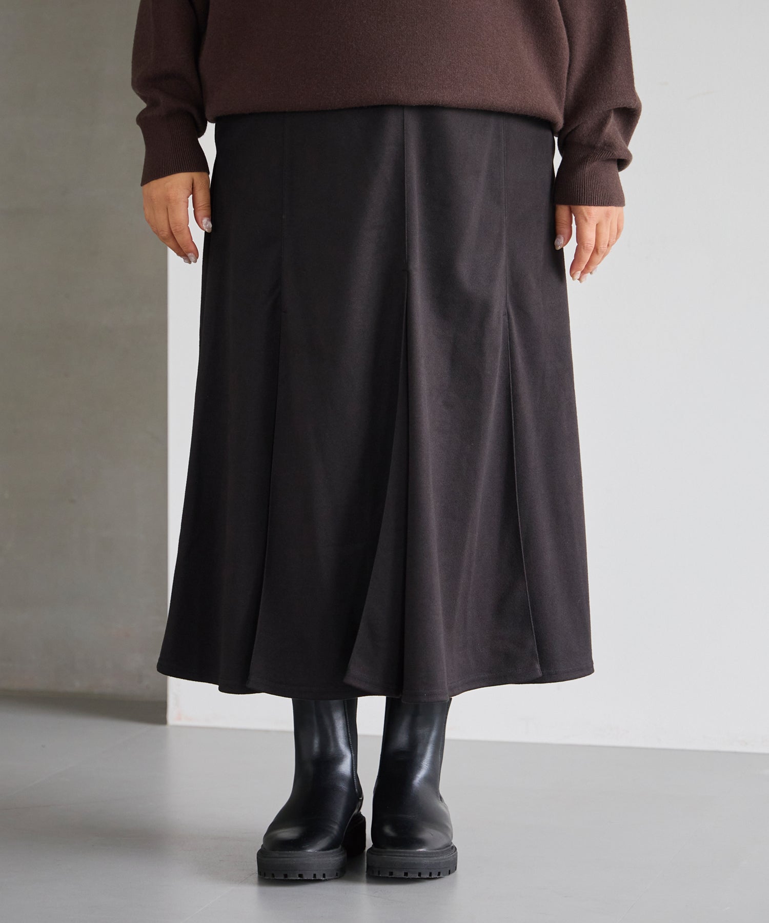 フロント ブラック model:161cm 着用サイズ:3L