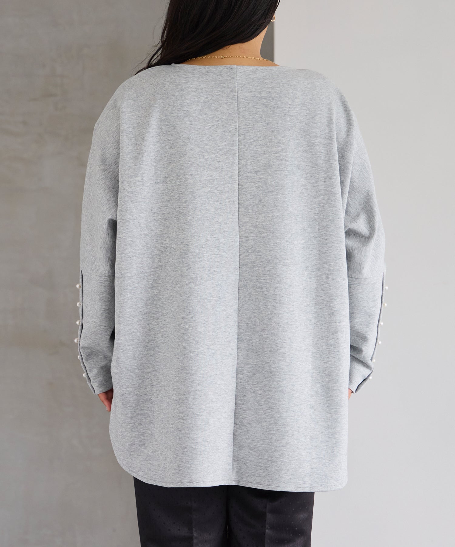 バック グレー model:161cm 着用サイズ:3L