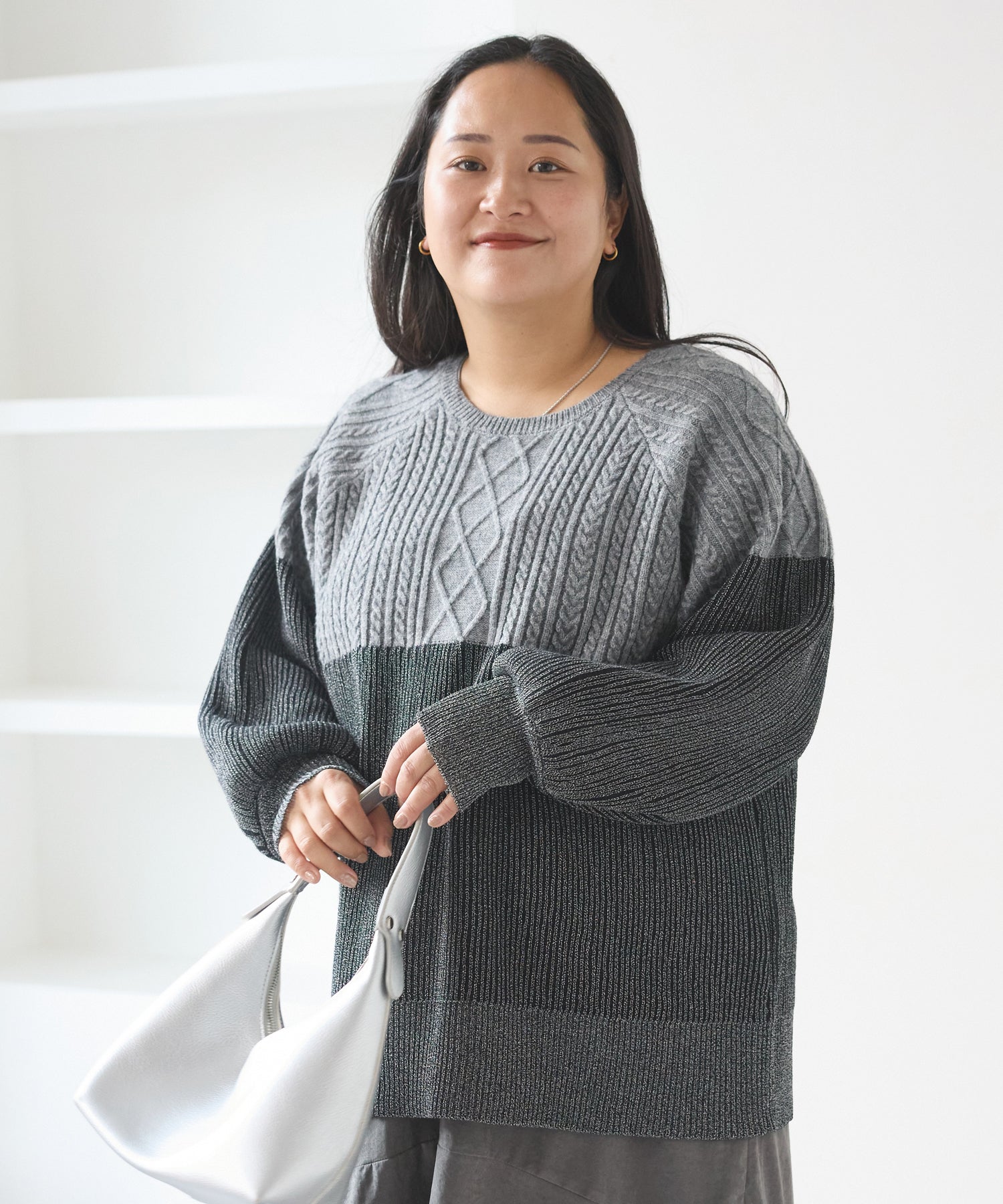 ブラック model:161cm 着用サイズ:3L
