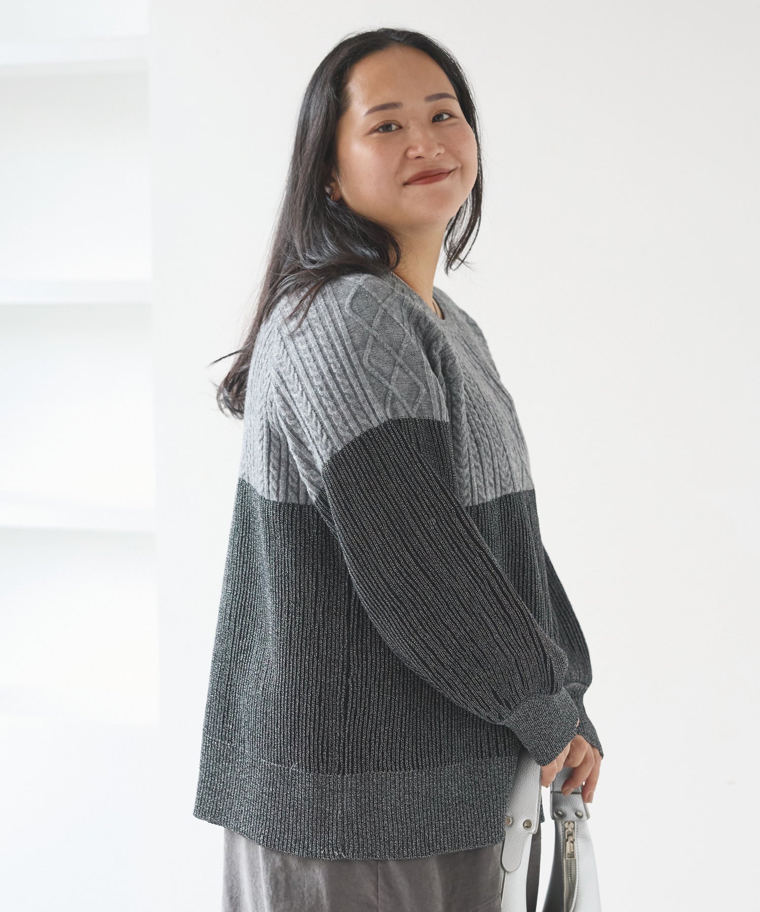 ブラック model:161cm 着用サイズ:3L