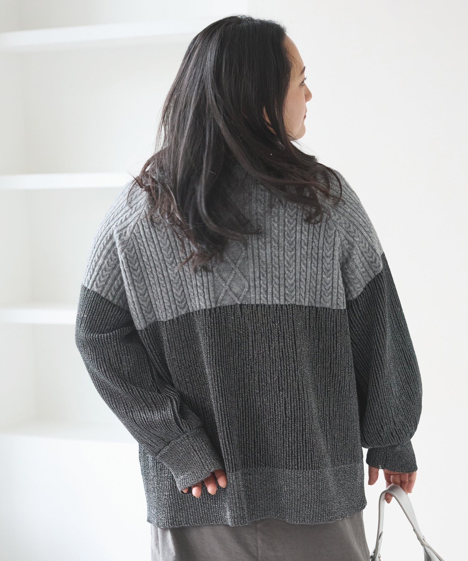 ブラック model:161cm 着用サイズ:3L