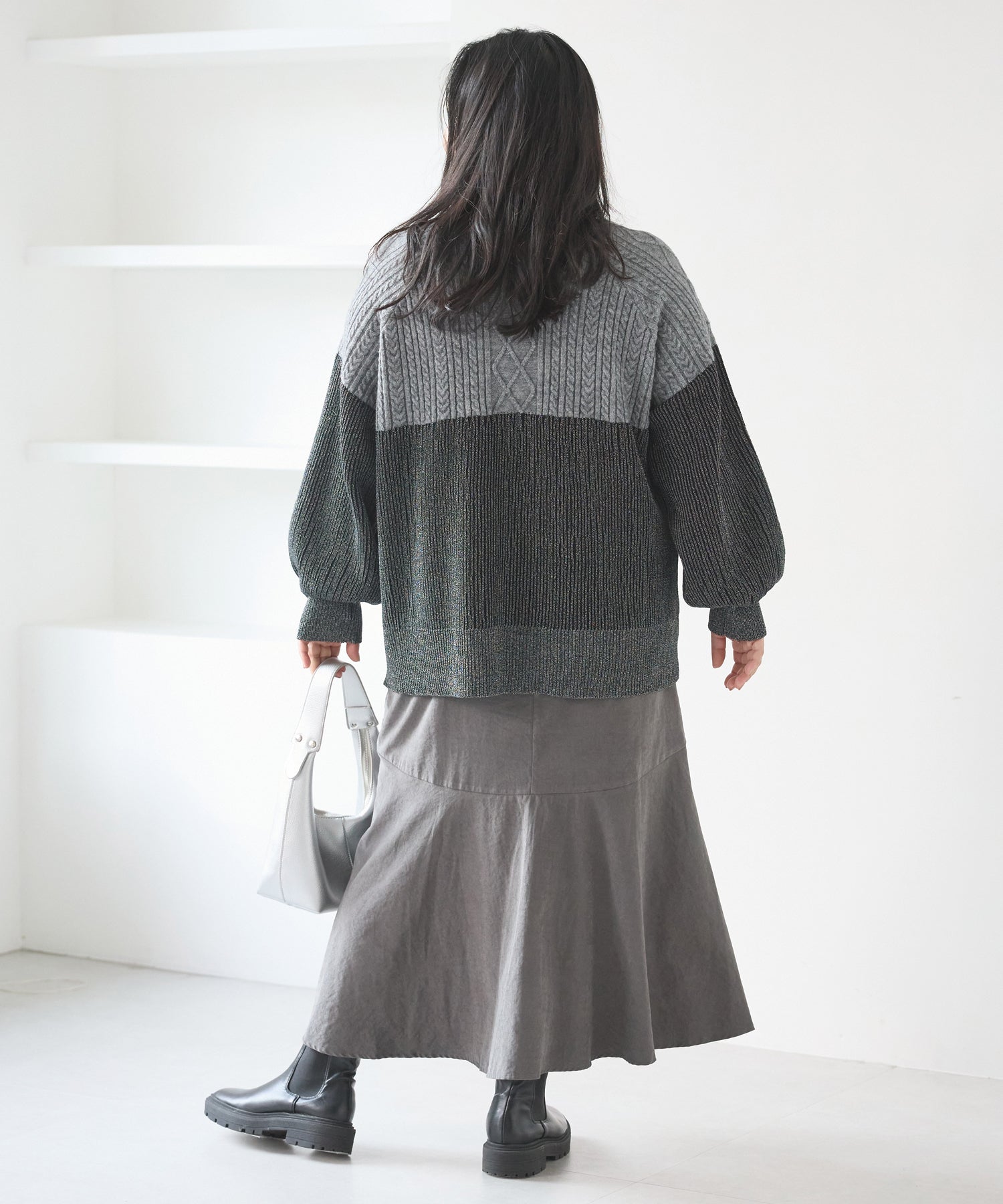 ブラック model:161cm 着用サイズ:3L