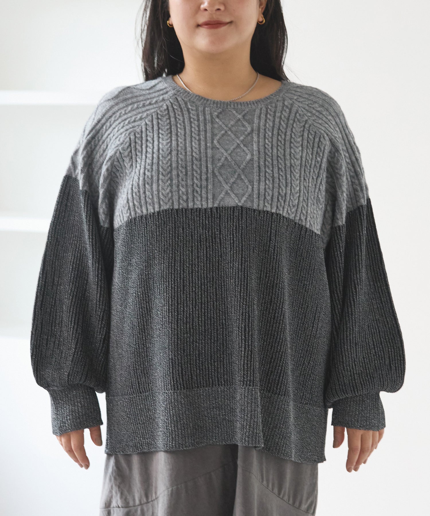 フロント ブラック model:161cm 着用サイズ:3L