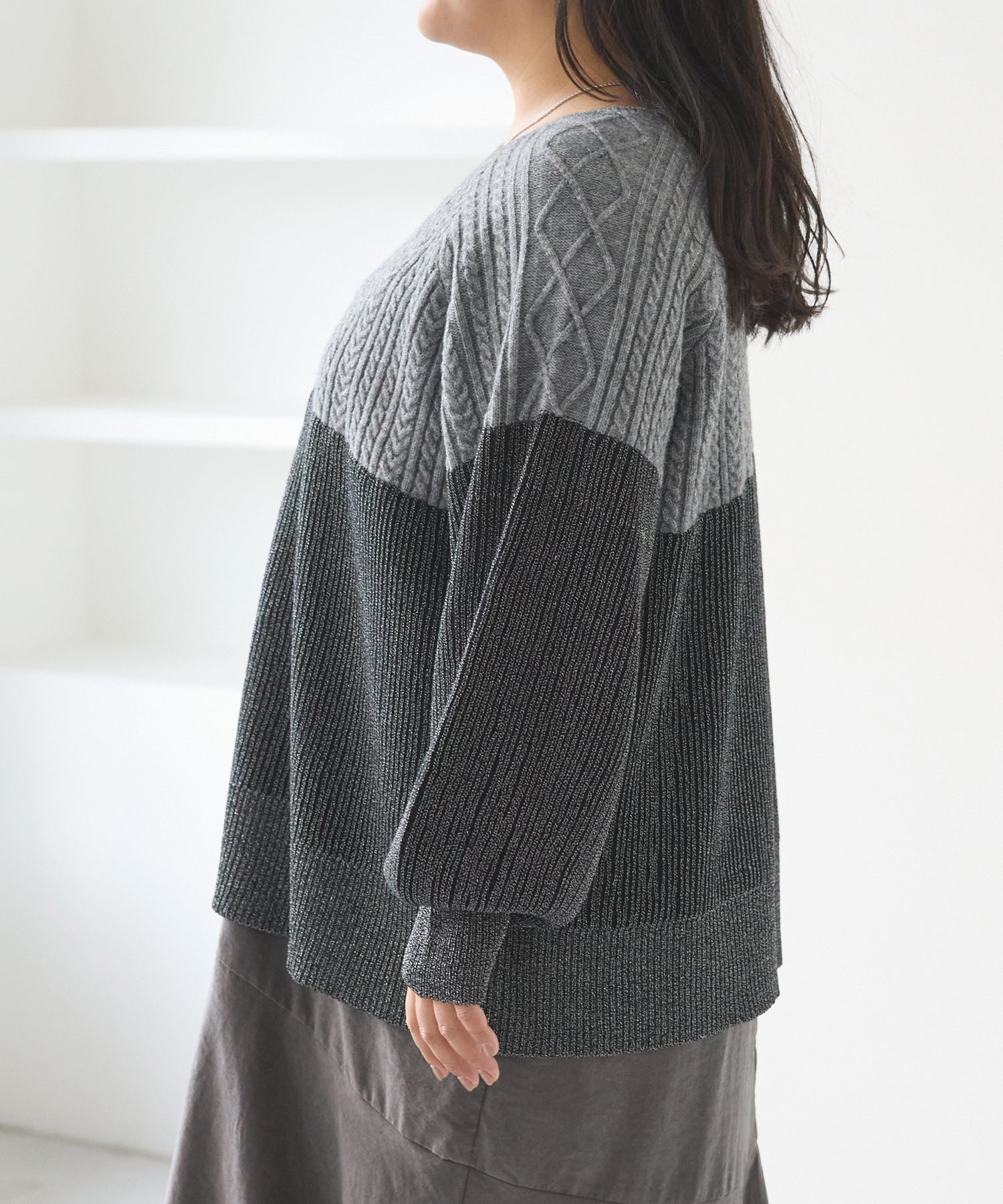サイド ブラック model:161cm 着用サイズ:3L