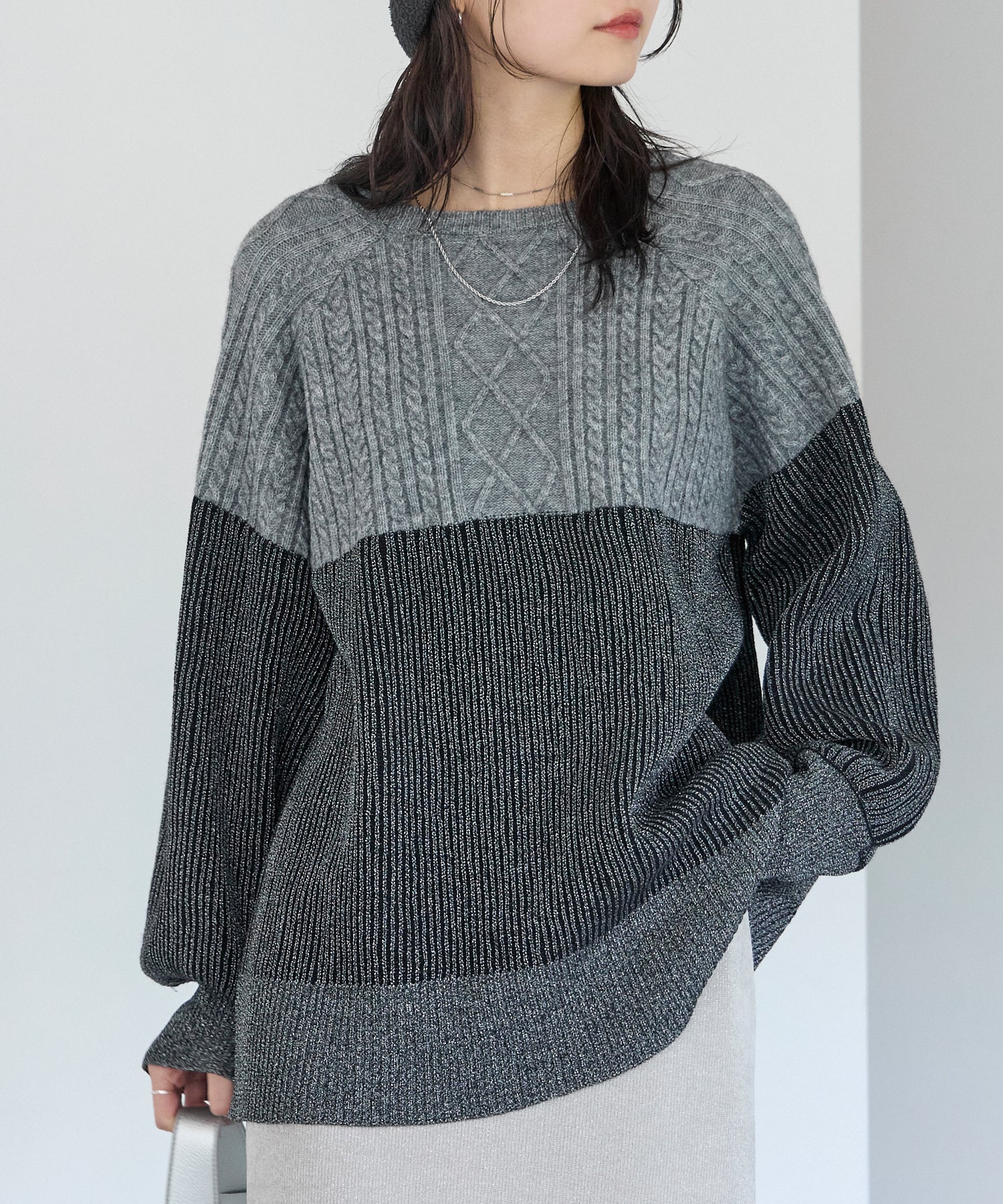 ブラック model:160cm 着用サイズ:F