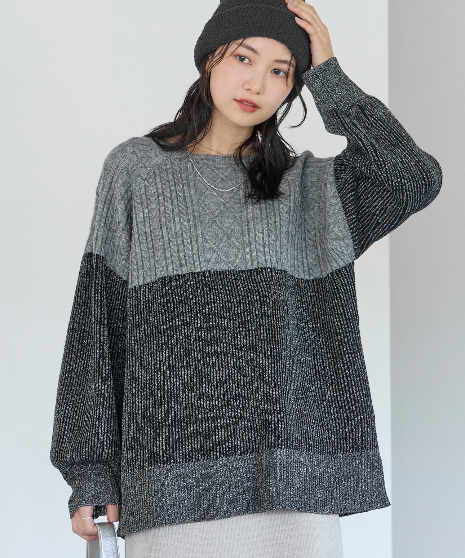 ブラック model:160cm 着用サイズ:F