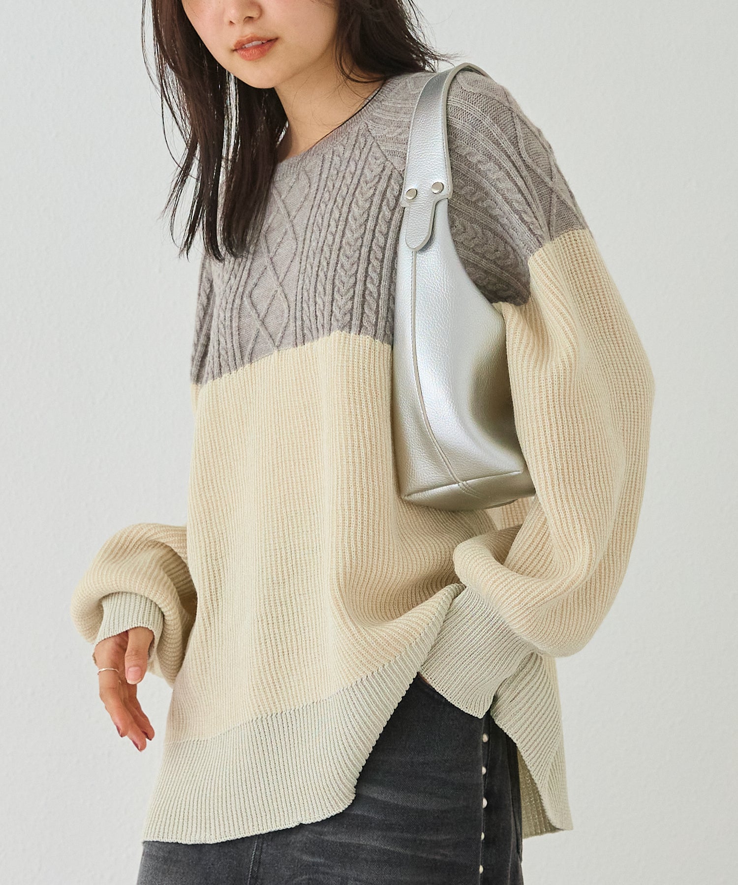 オフホワイト model:160cm 着用サイズ:F
