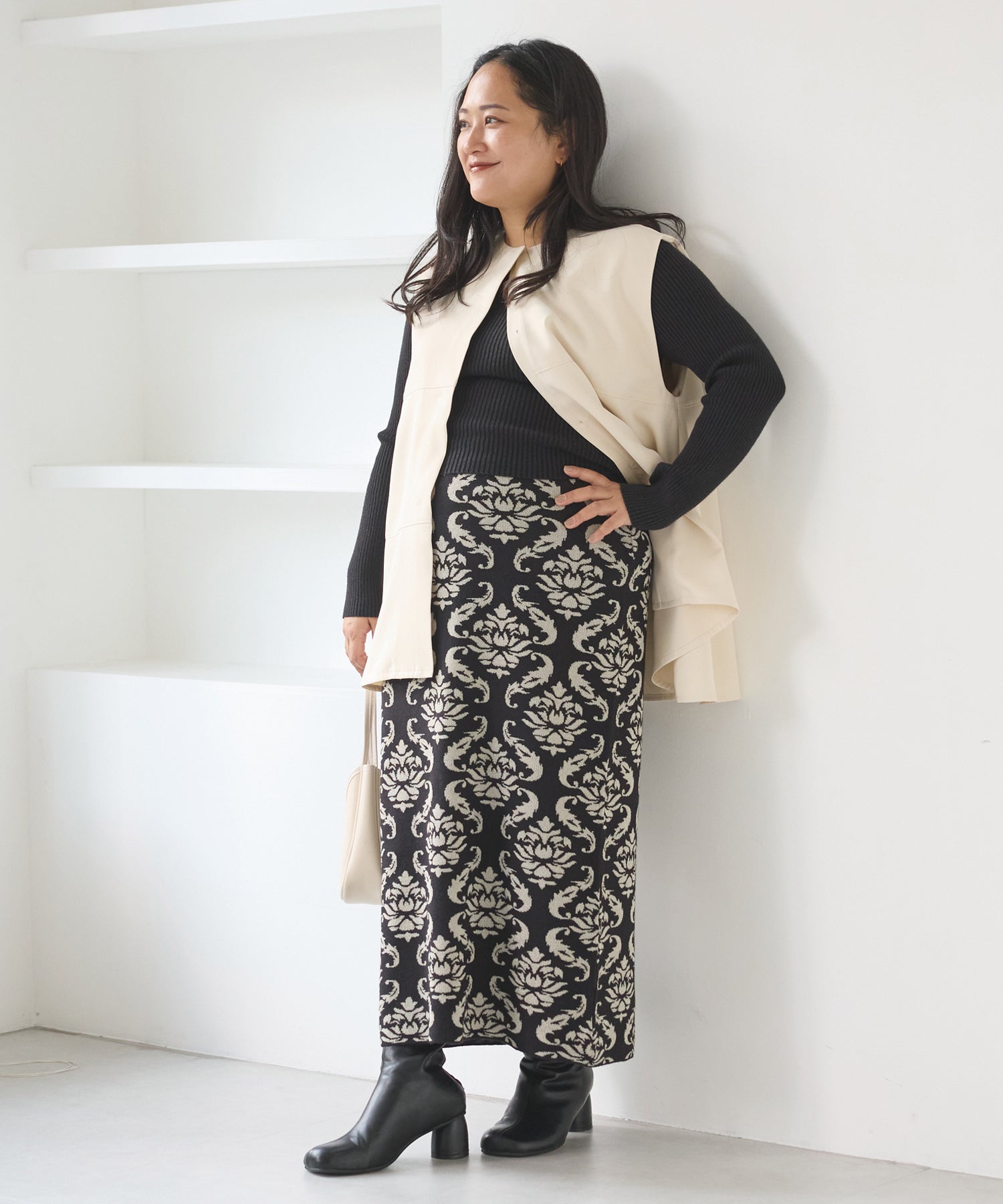 ブラック model:161cm 着用サイズ:3L