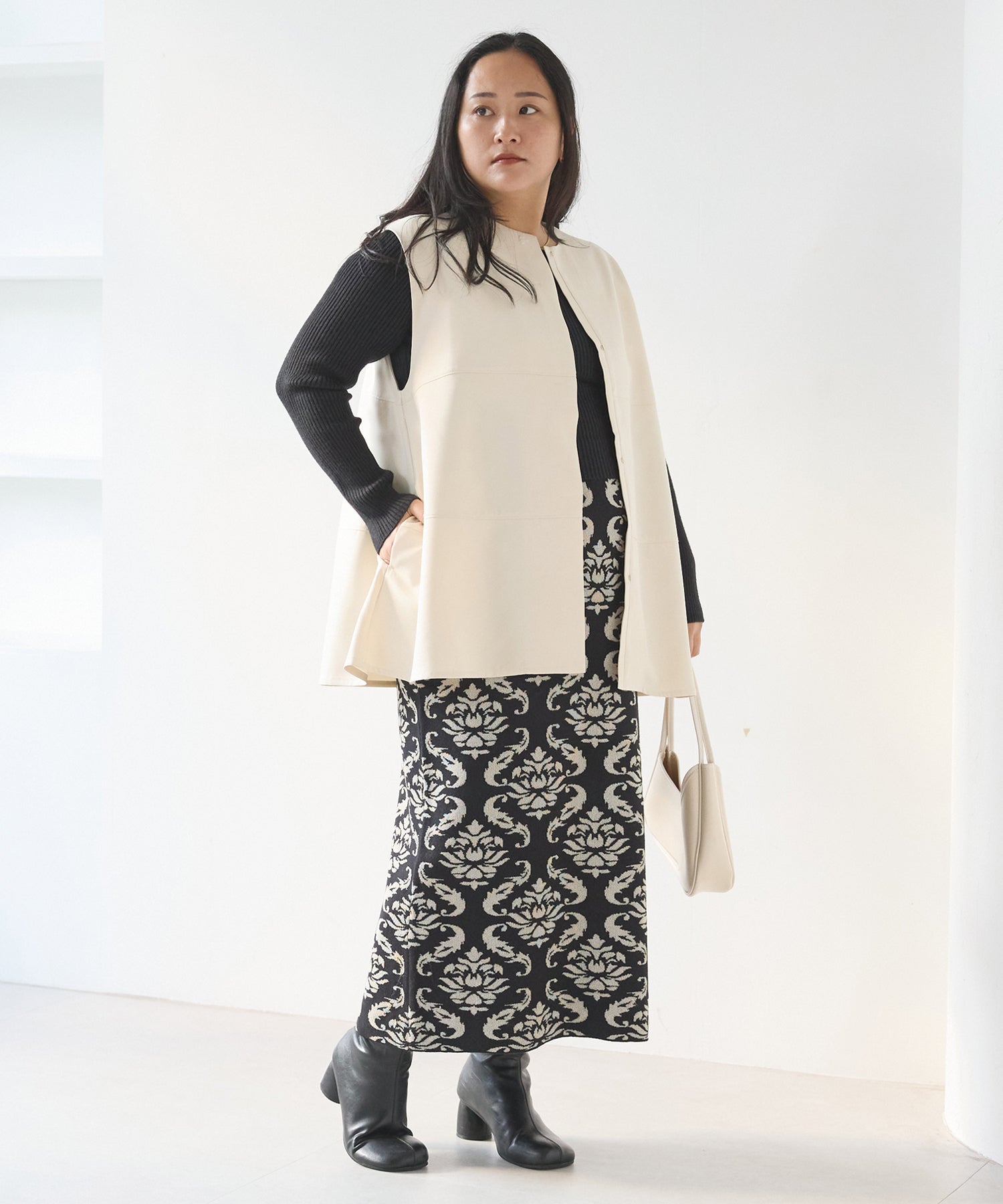 ブラック model:161cm 着用サイズ:3L
