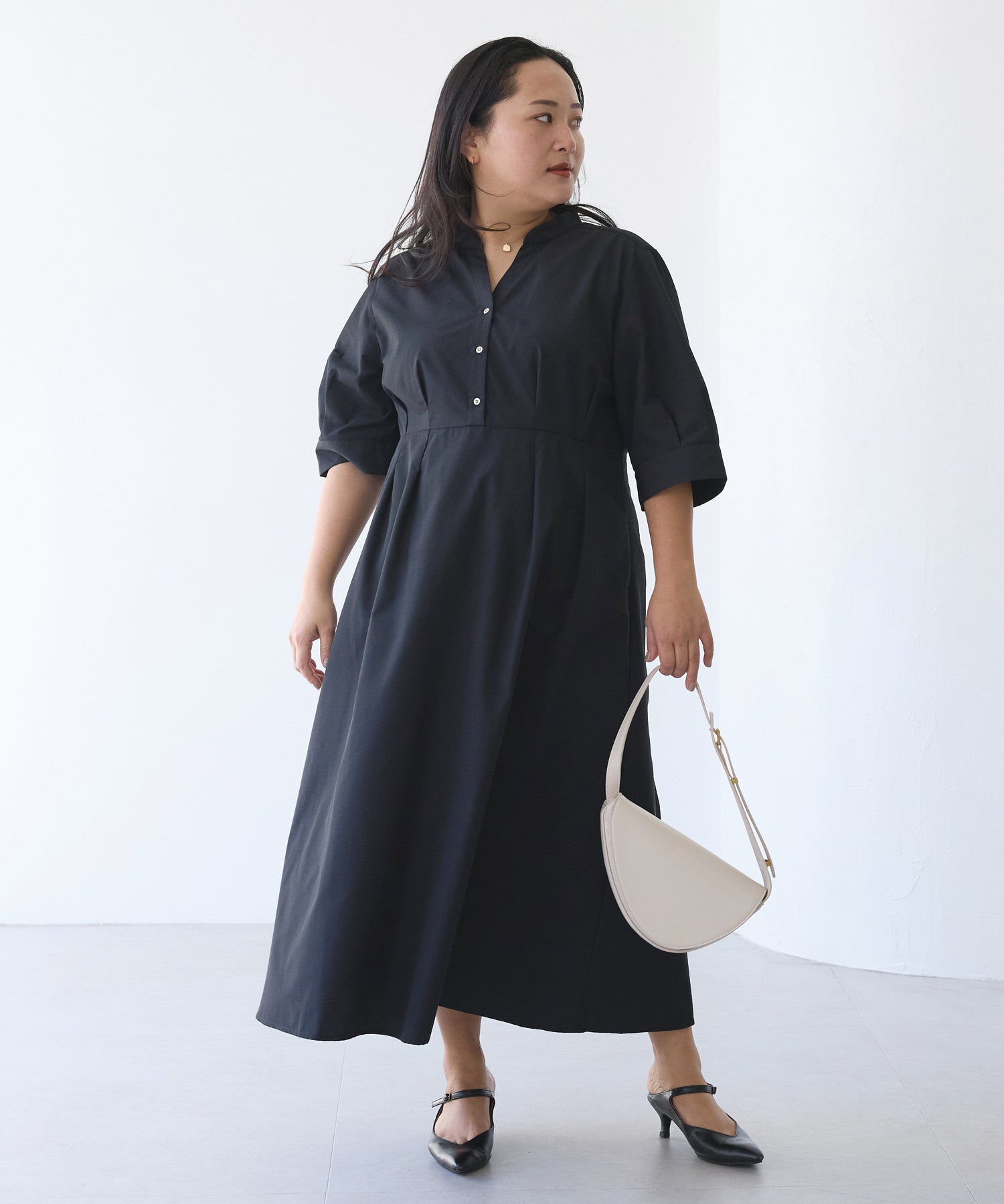 ブラック model:161cm 着用サイズ:3L