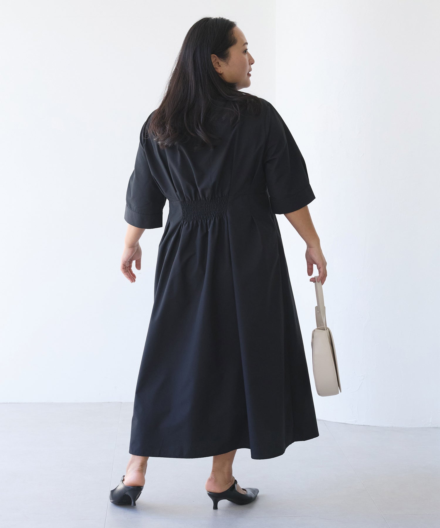 ブラック model:161cm 着用サイズ:3L