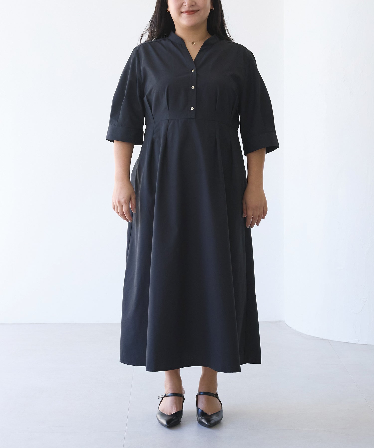 フロント ブラック model:161cm 着用サイズ:3L