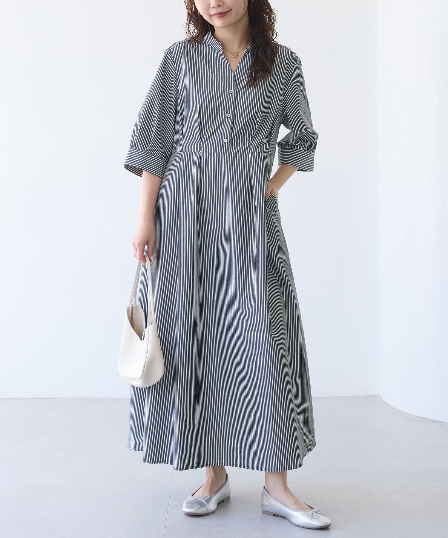 ブラックストライプ model:156cm 着用サイズ:M