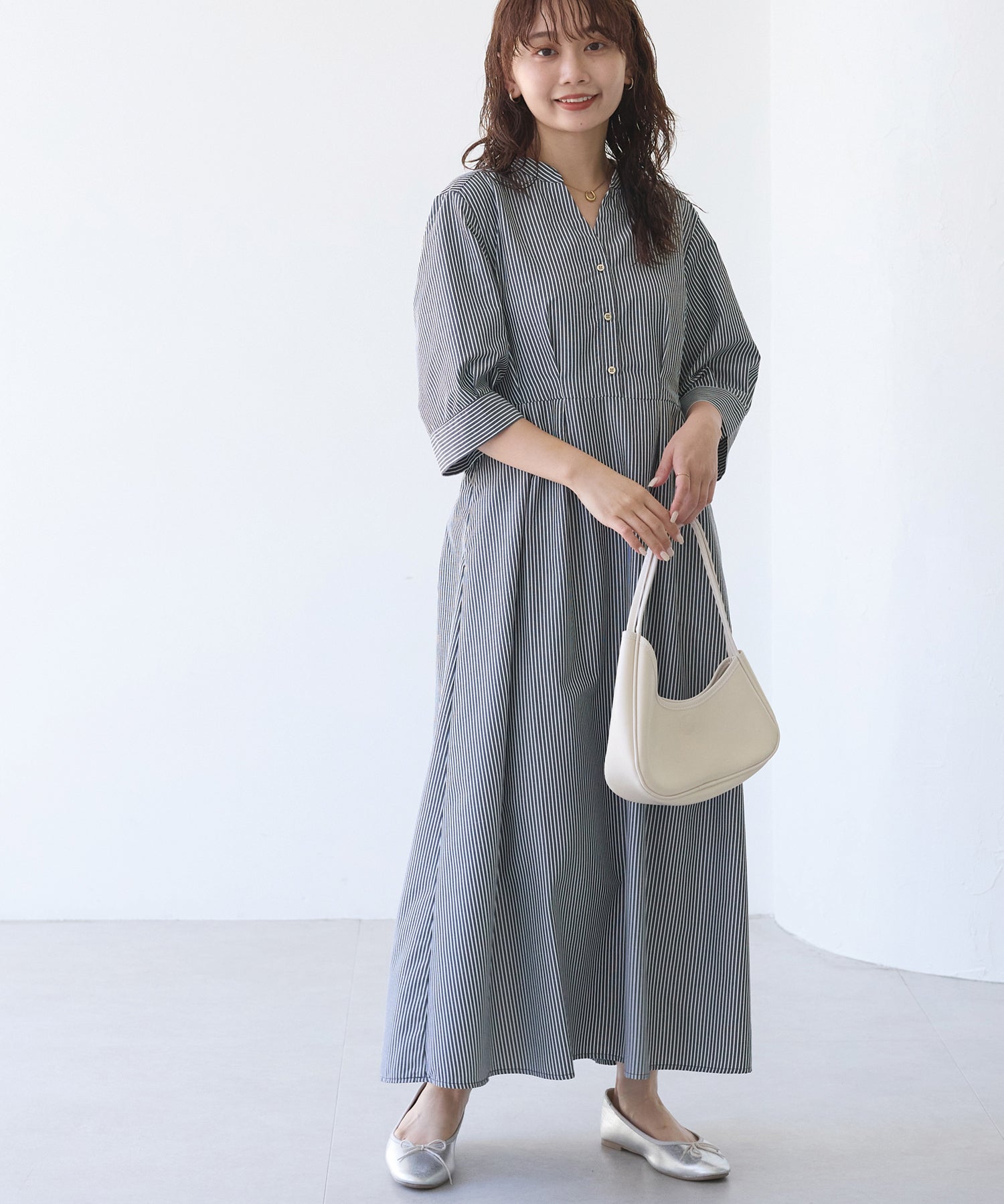 ブラックストライプ model:156cm 着用サイズ:M