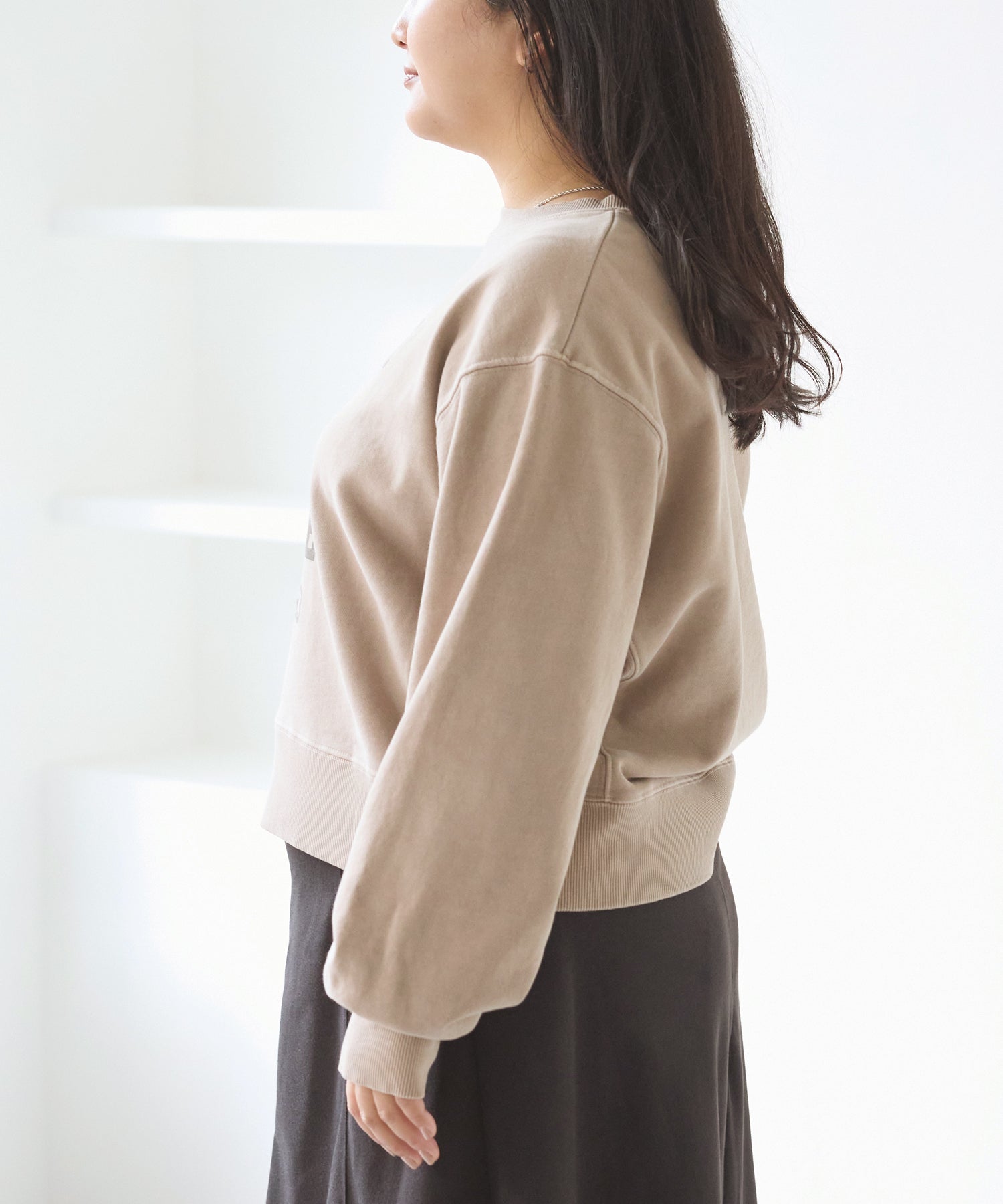 サイド ベージュ model:161cm 着用サイズ:3L