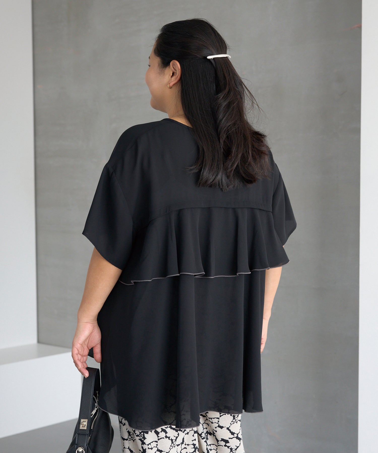 ブラック model:161cm 着用サイズ:3L