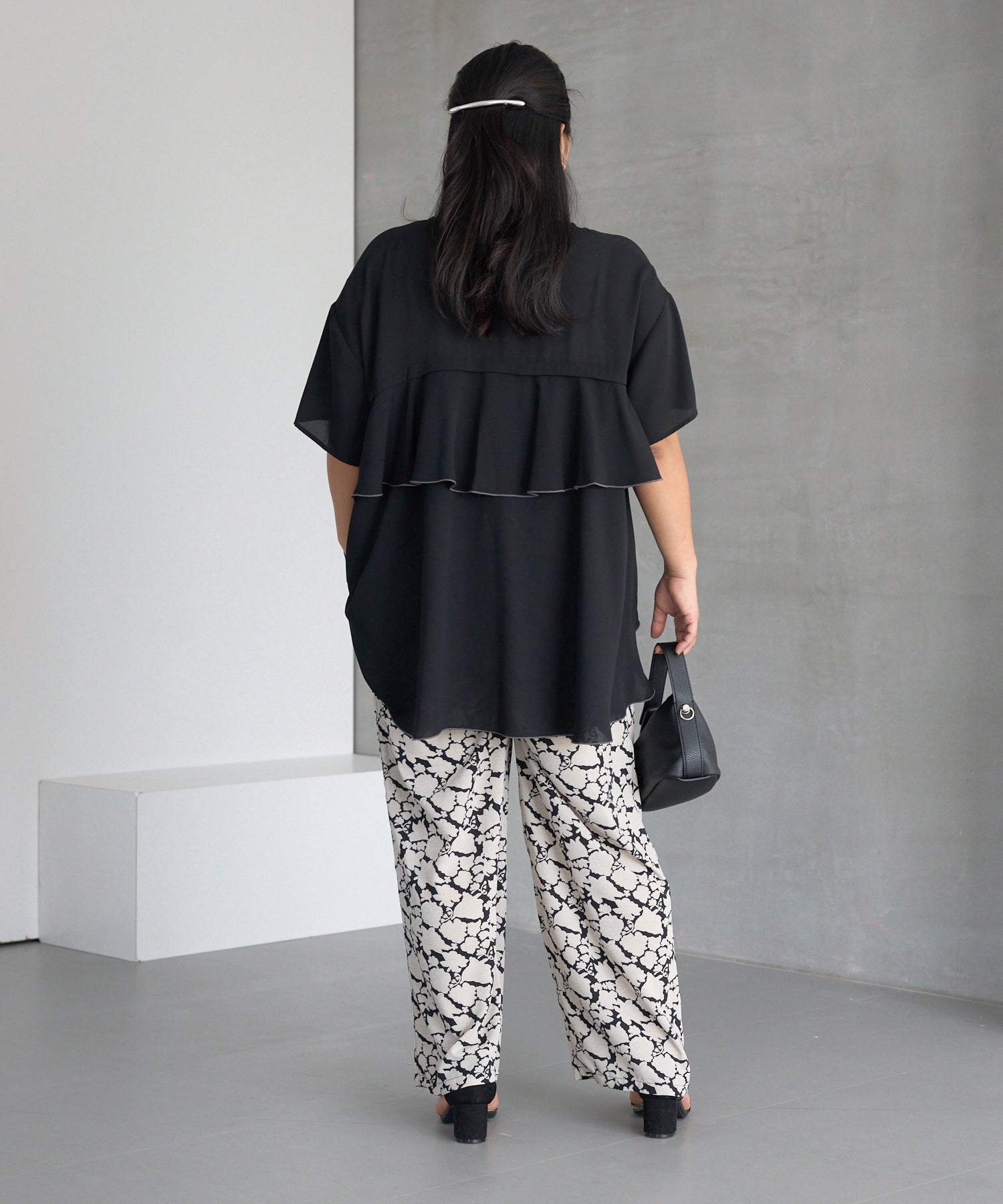 ブラック model:161cm 着用サイズ:3L