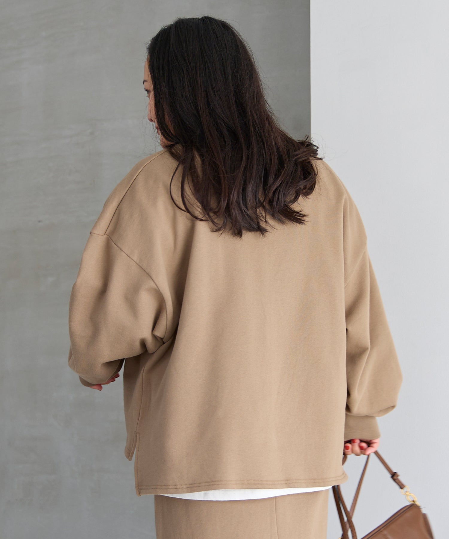 ブラウン model:161cm 着用サイズ:3L