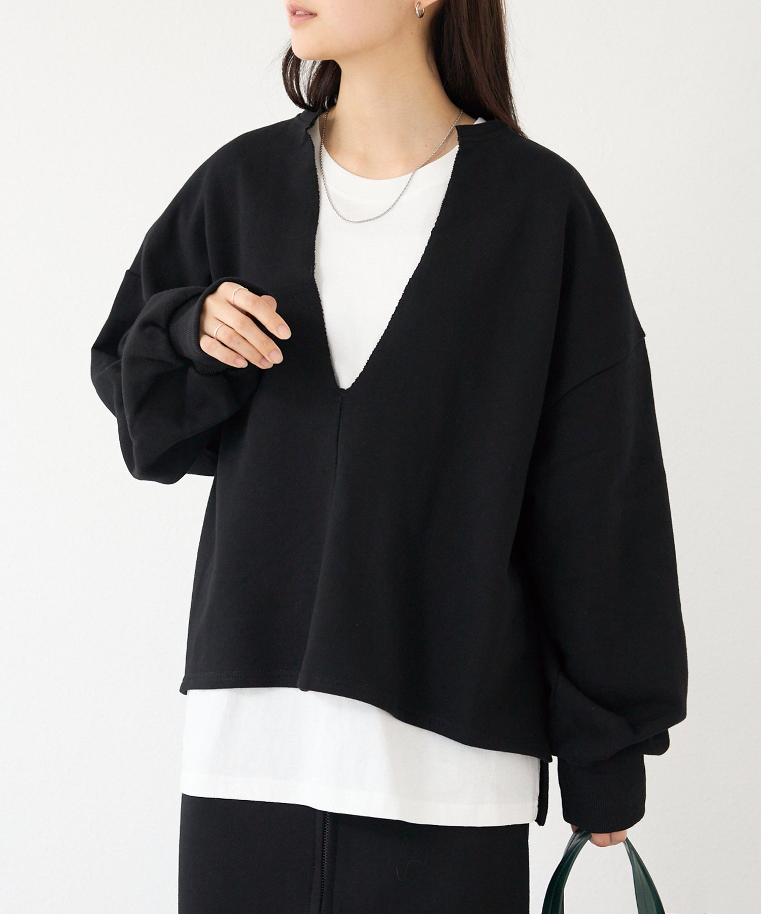 ブラック model:160cm 着用サイズ:M