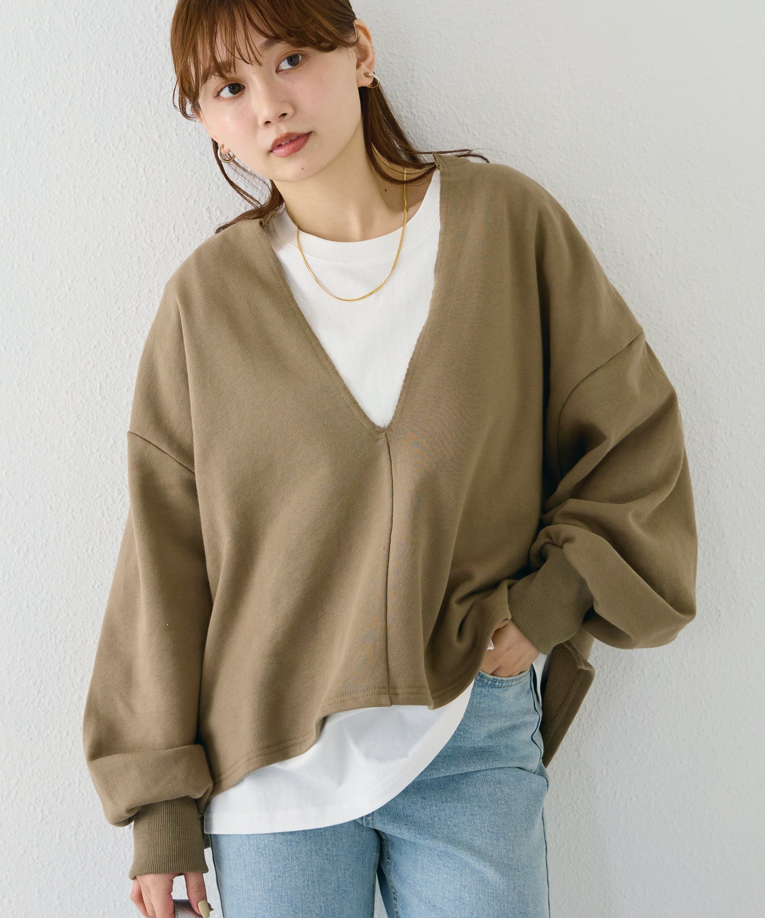 ブラウン model:156cm 着用サイズ:M
