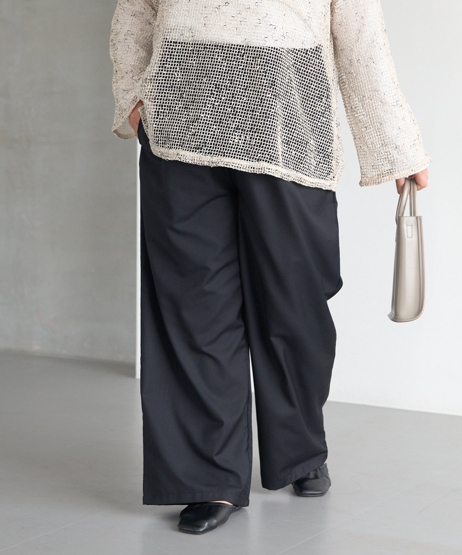 ブラック model:161cm 着用サイズ:3L