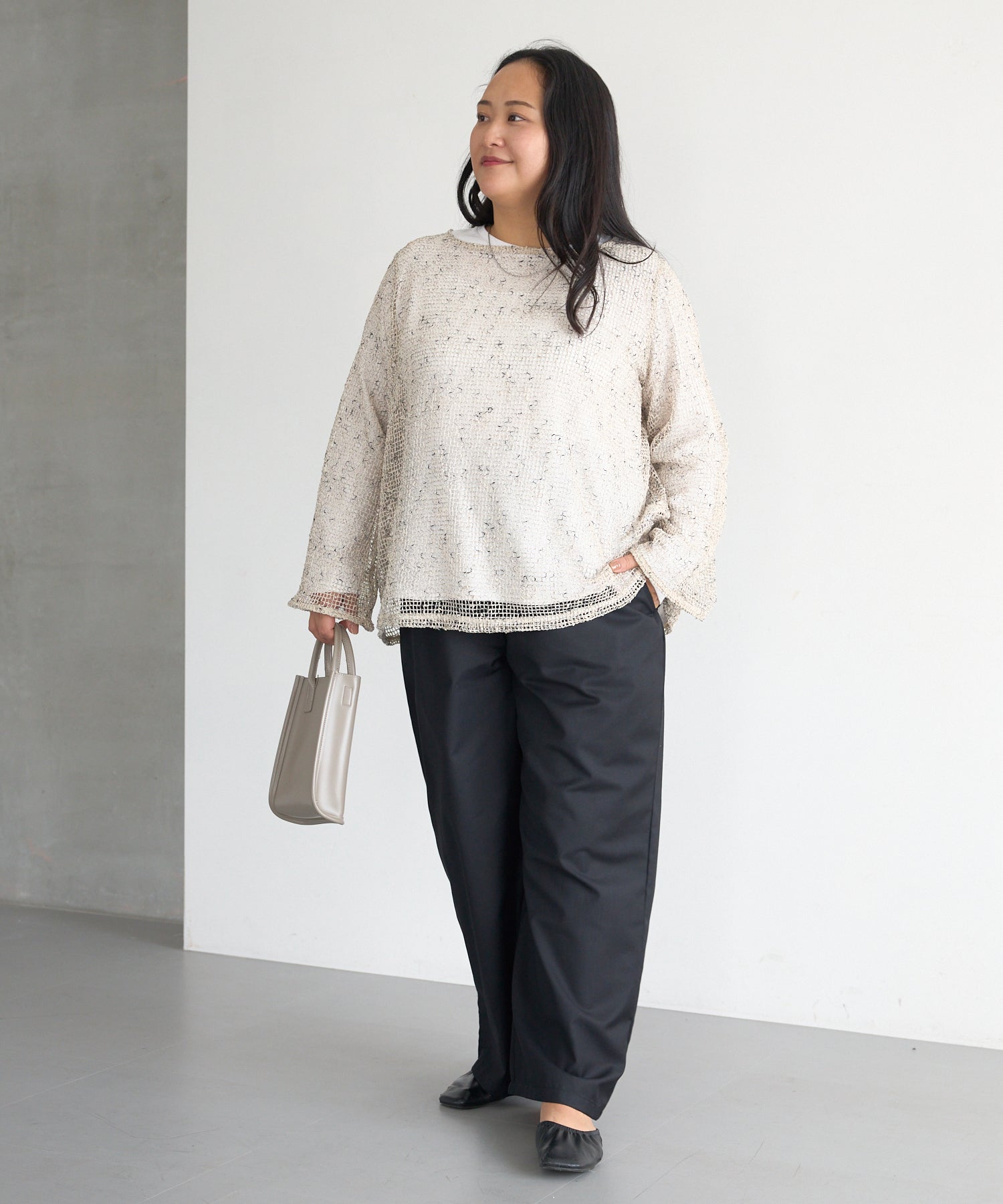 ブラック model:161cm 着用サイズ:3L