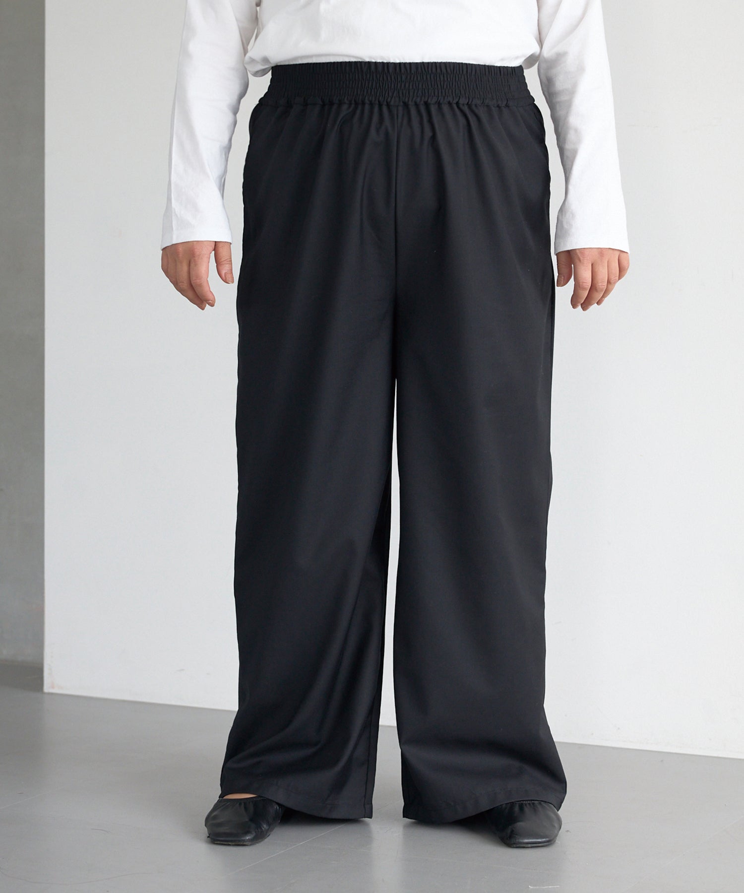 フロント ブラック model:161cm 着用サイズ:3L