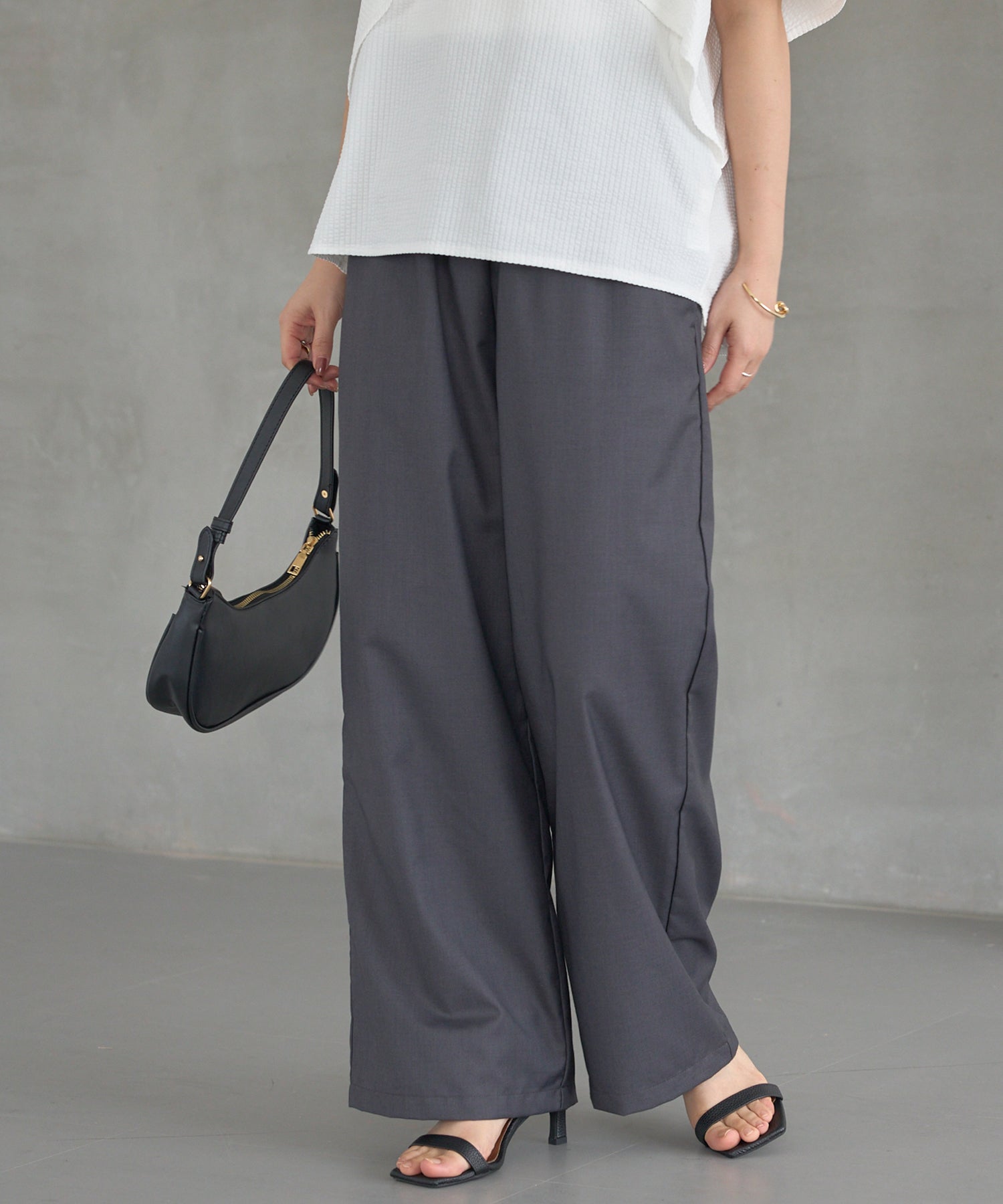 グレー model:156cm 着用サイズ:M