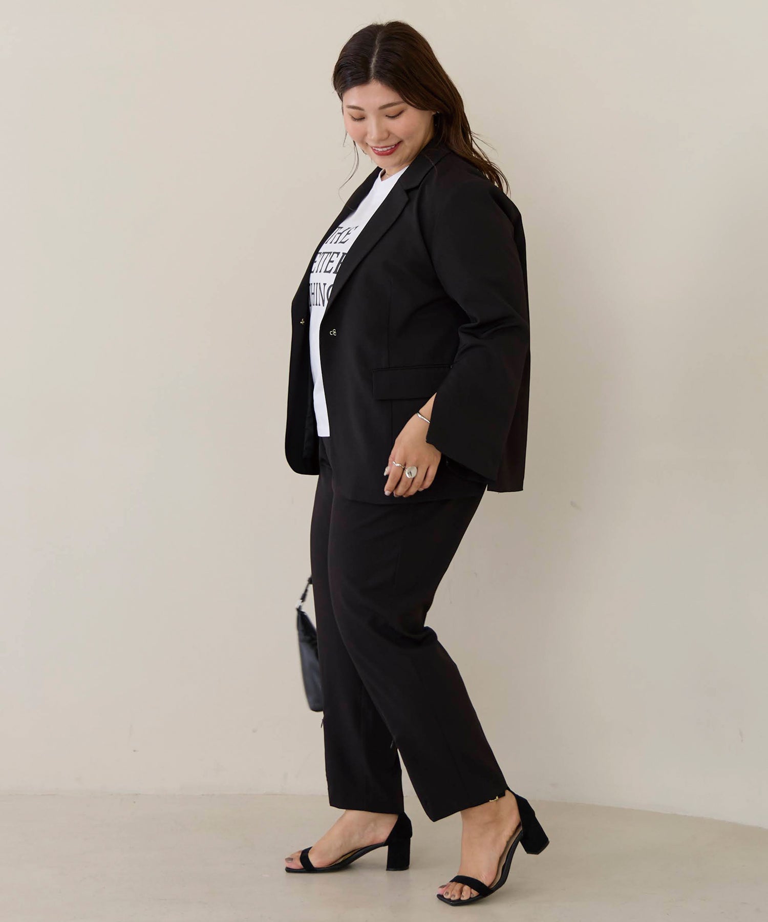 ブラック model:162cm 着用サイズ:3L