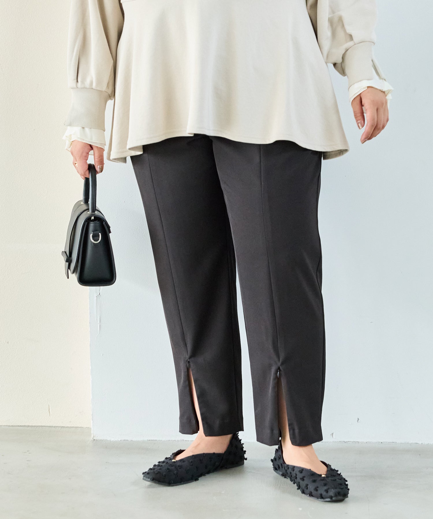 ブラック model:162cm 着用サイズ:4L